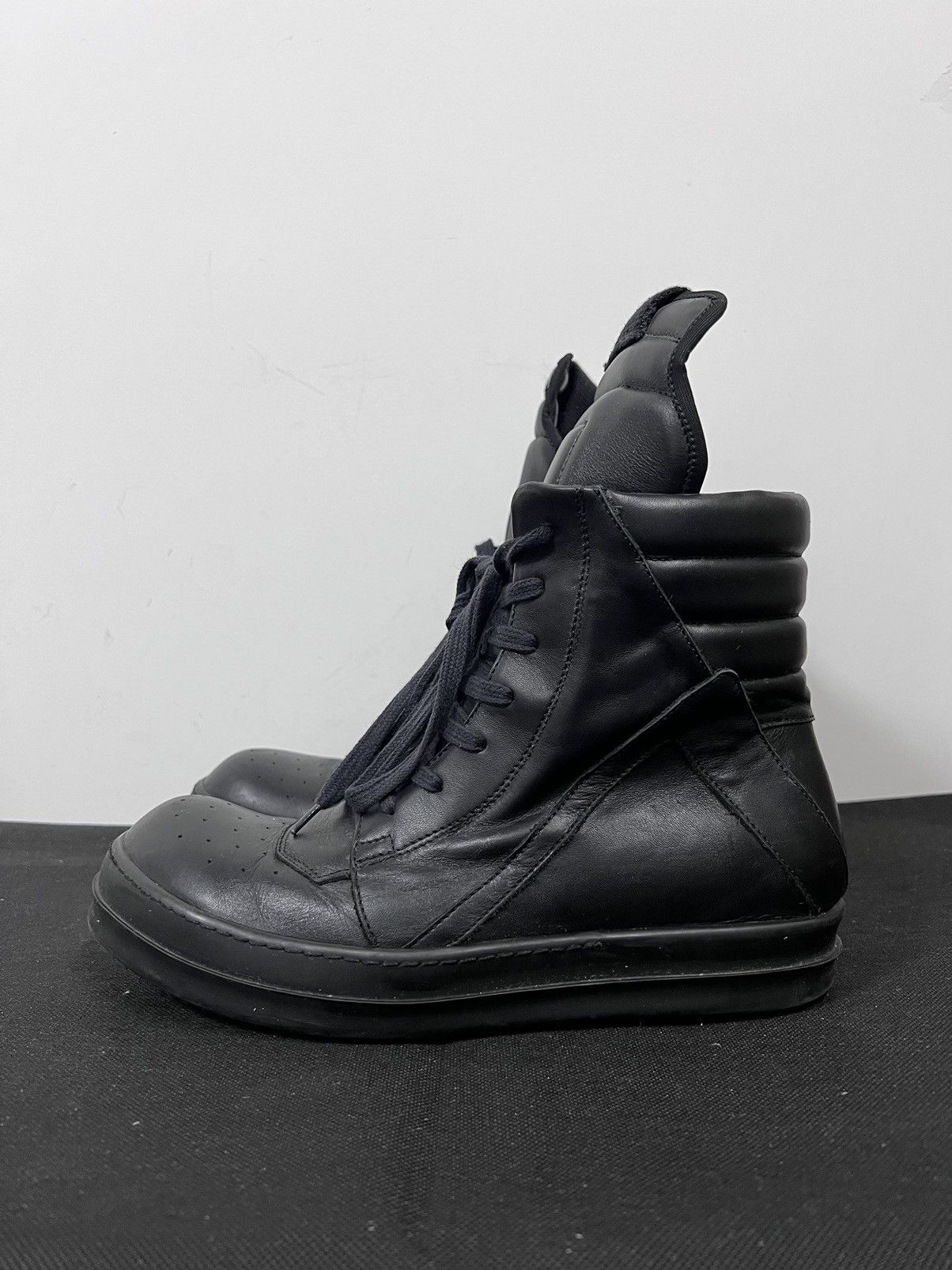 Rick owens geobasket all black sz 40.5 Rick owens geobasket all black sz 40.5