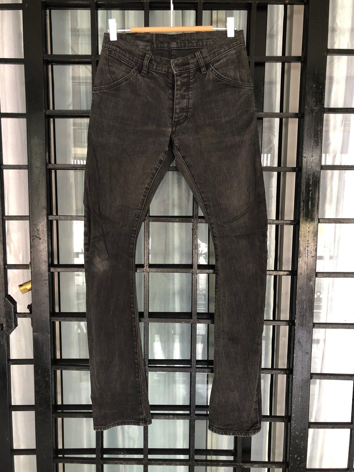Julius Attachment Curved Skinny Jeans | Grailed