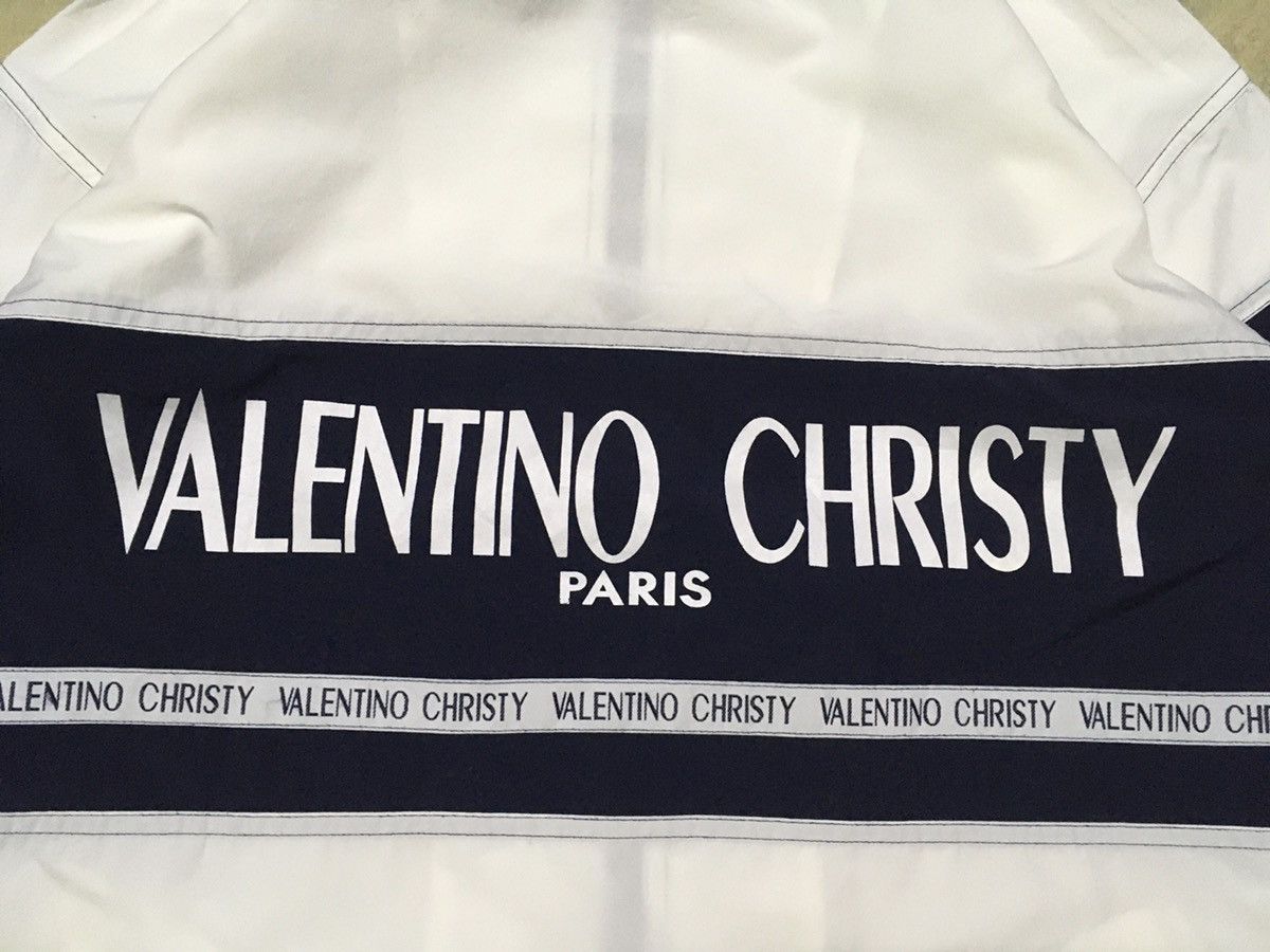Japanese Brand Vintage Valentino Christy Paris Big Logo Light Jacket Size US L / EU 52-54 / 3 - 3 Thumbnail