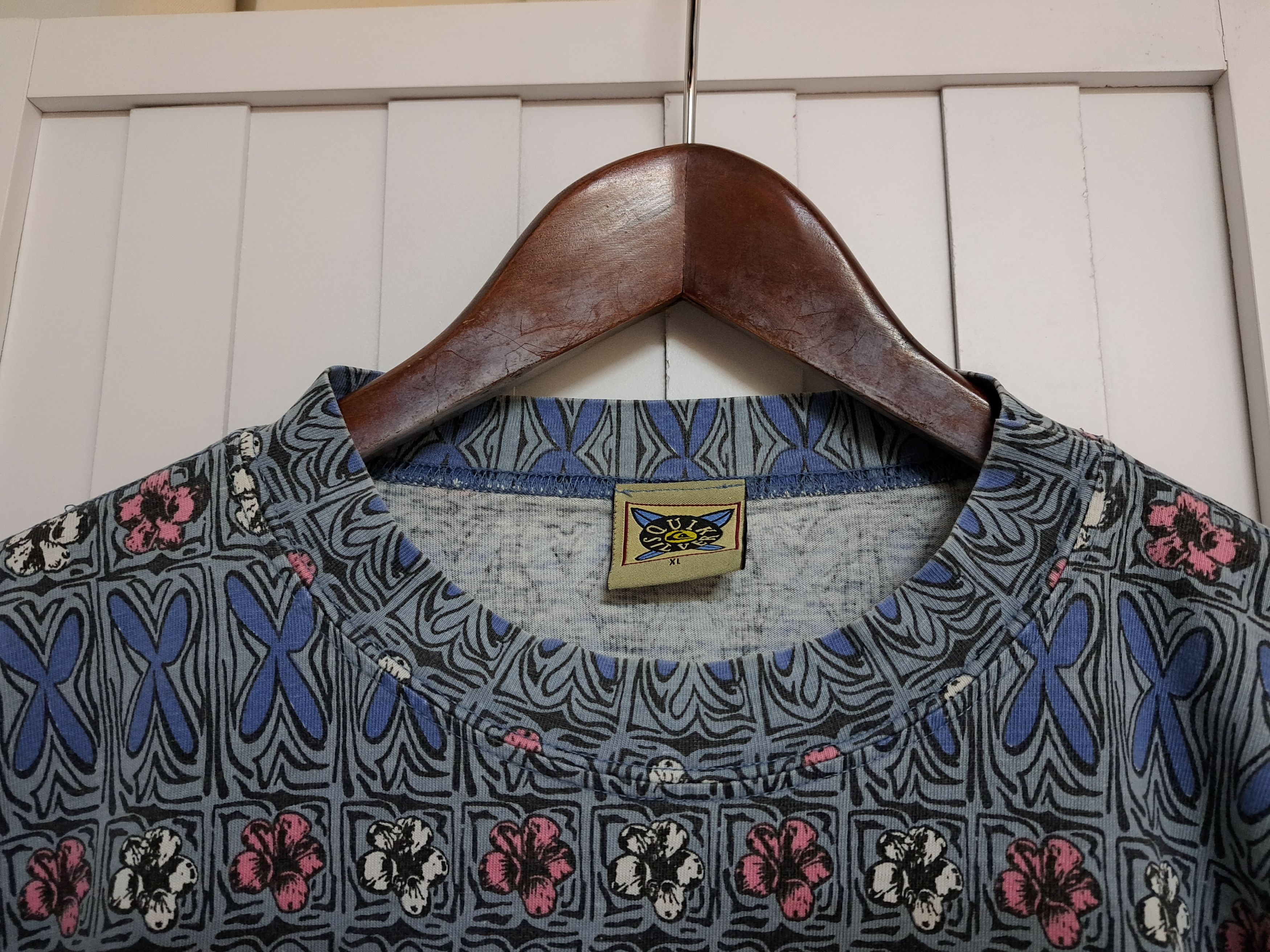 Quiksilver Rare! Vintage Quiksilver Floral Allover Pattern T-Shirt Size US XL / EU 56 / 4 - 3 Thumbnail