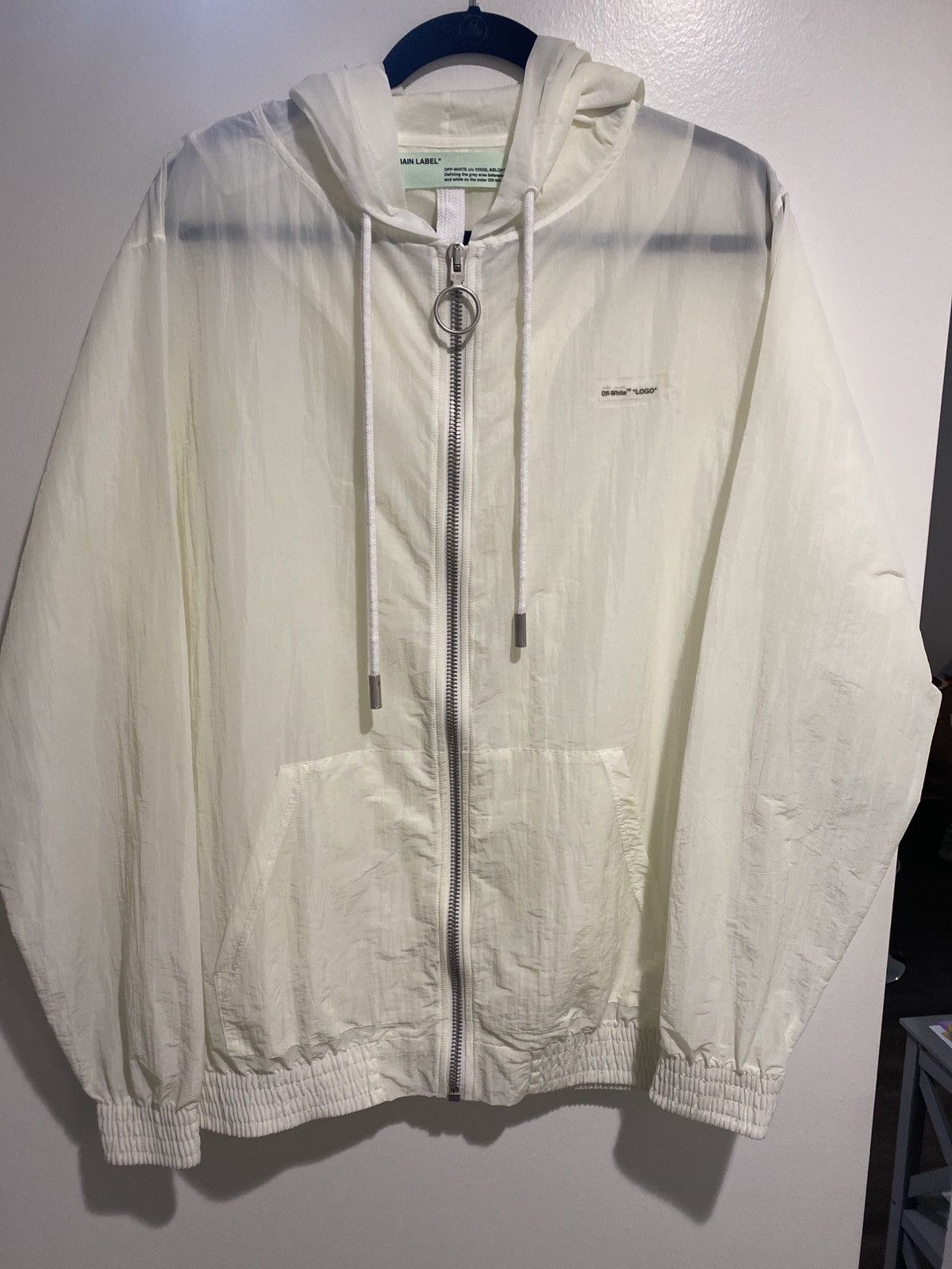 Off white translucent jogger set