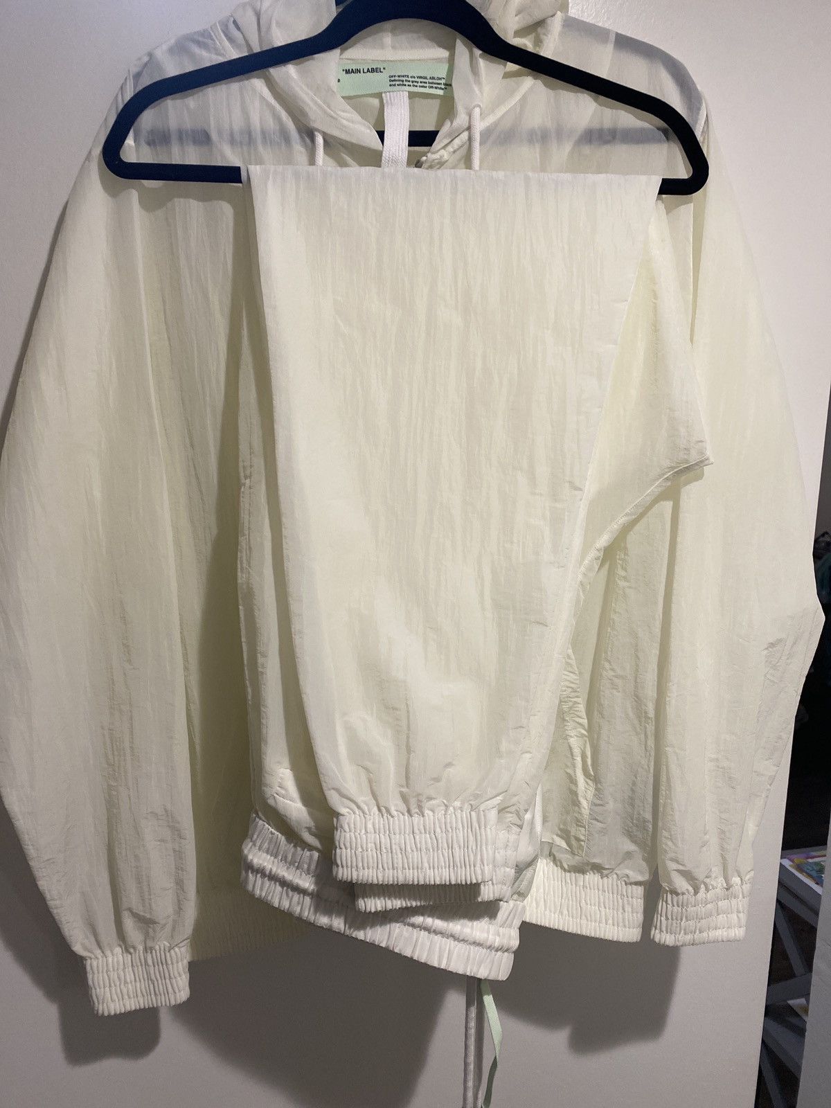 Off-White Off white translucent jogger set Size US L / EU 52-54 / 3 - 14 Thumbnail