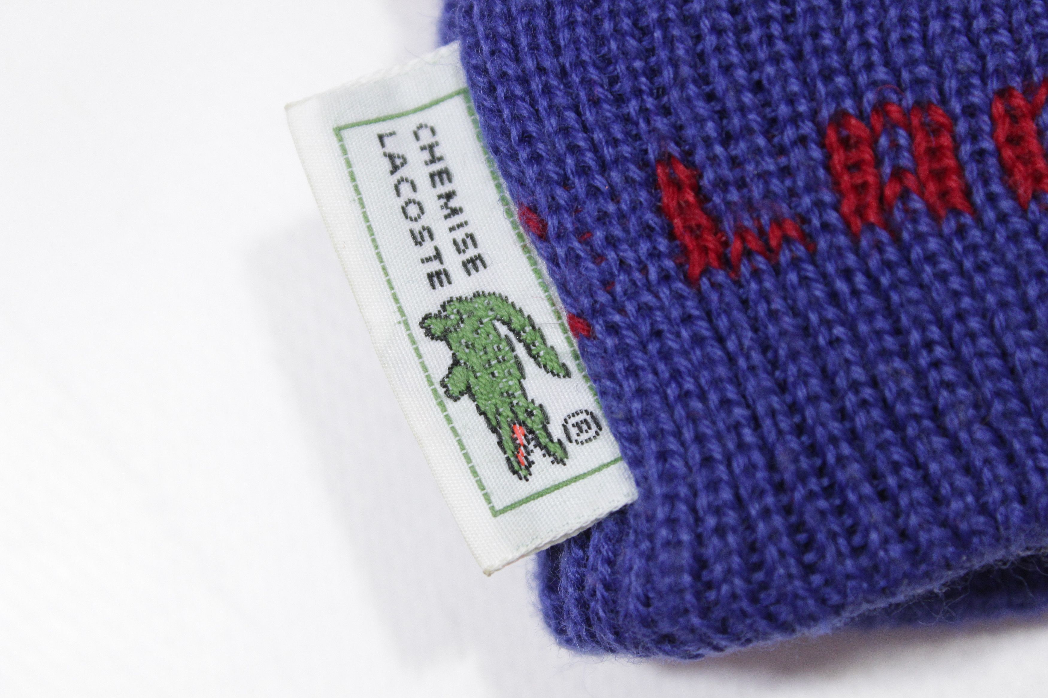 Lacoste 90S Logo Headband Vintage Size ONE SIZE - 4 Thumbnail