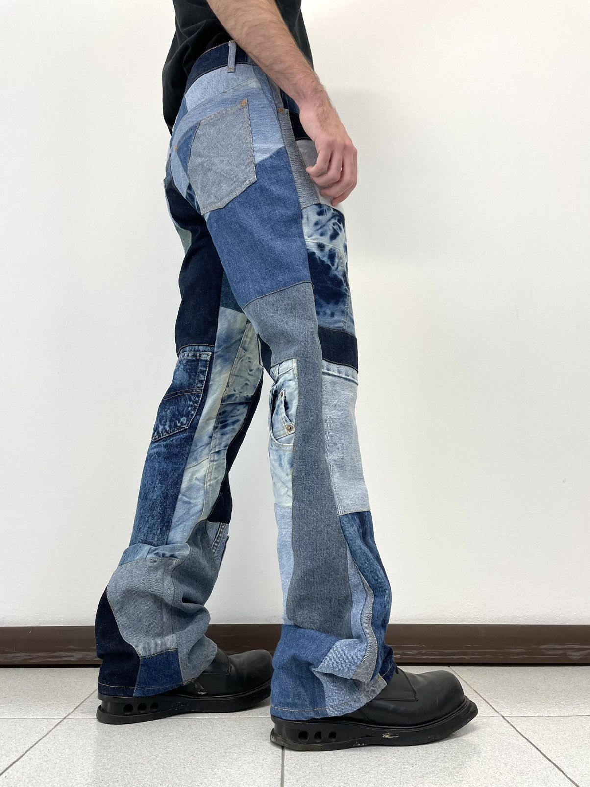芸能人 愛用の通販 ホワイト mart tornado y2k フレア v系（00s お兄系 パンツ パンツ