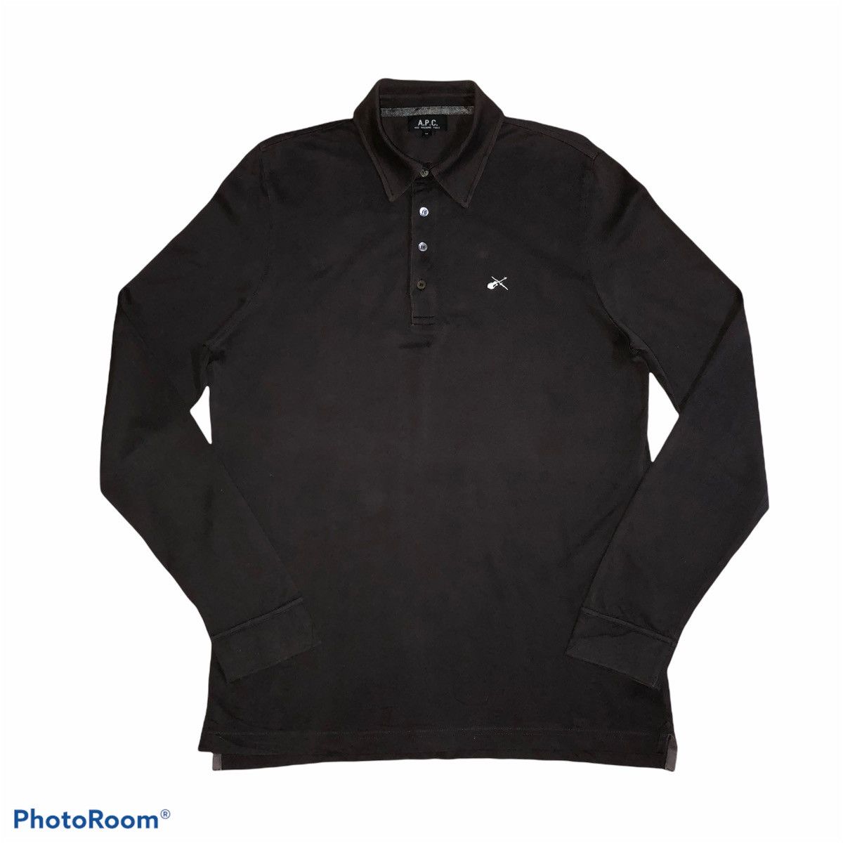 A.P.C. A.P.C Polo Shirt Long Sleeve Size US M / EU 48-50 / 2 - 1 Thumbnail