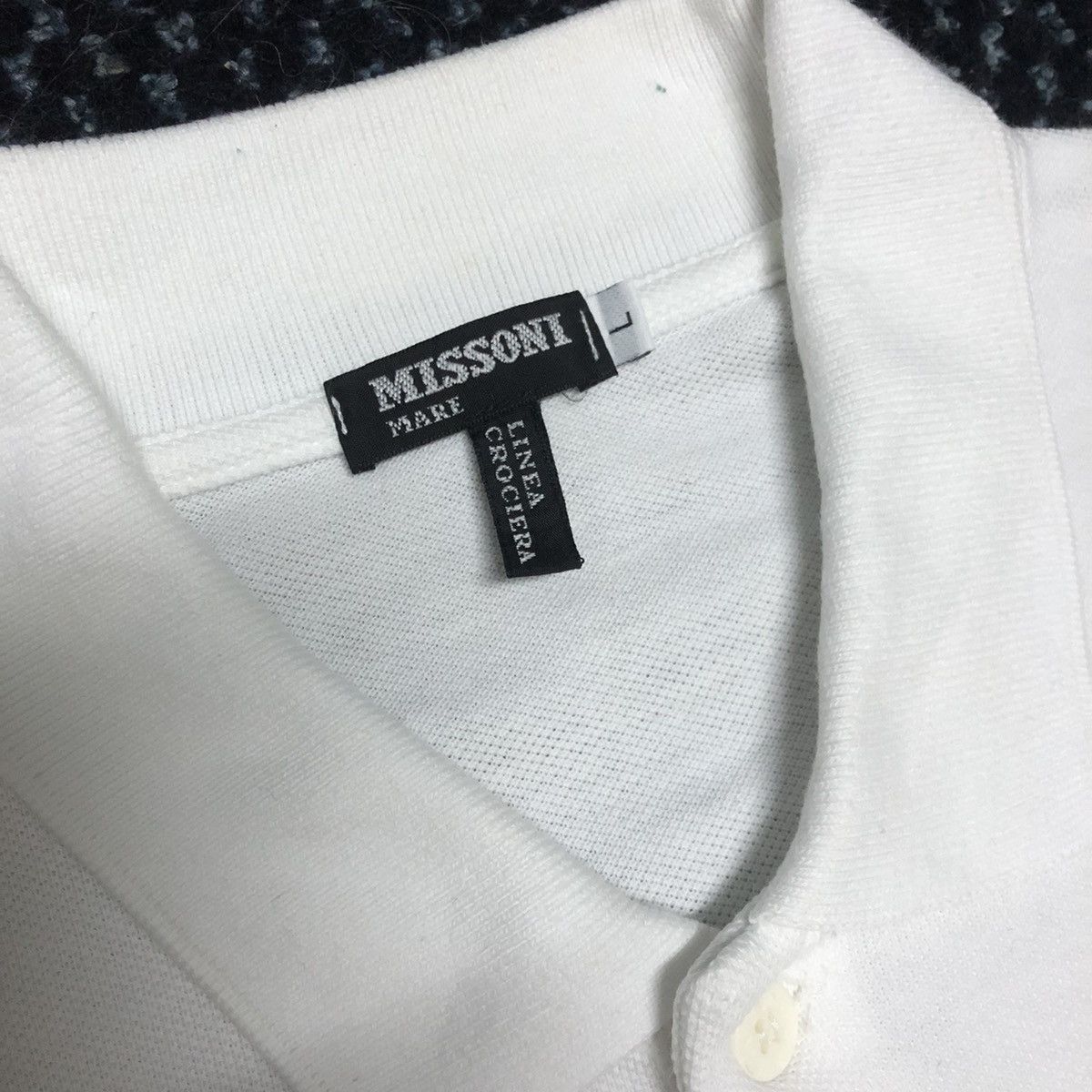 Missoni Vintage Missoni Mare Polo Long Sleeve Size US L / EU 52-54 / 3 - 2 Thumbnail