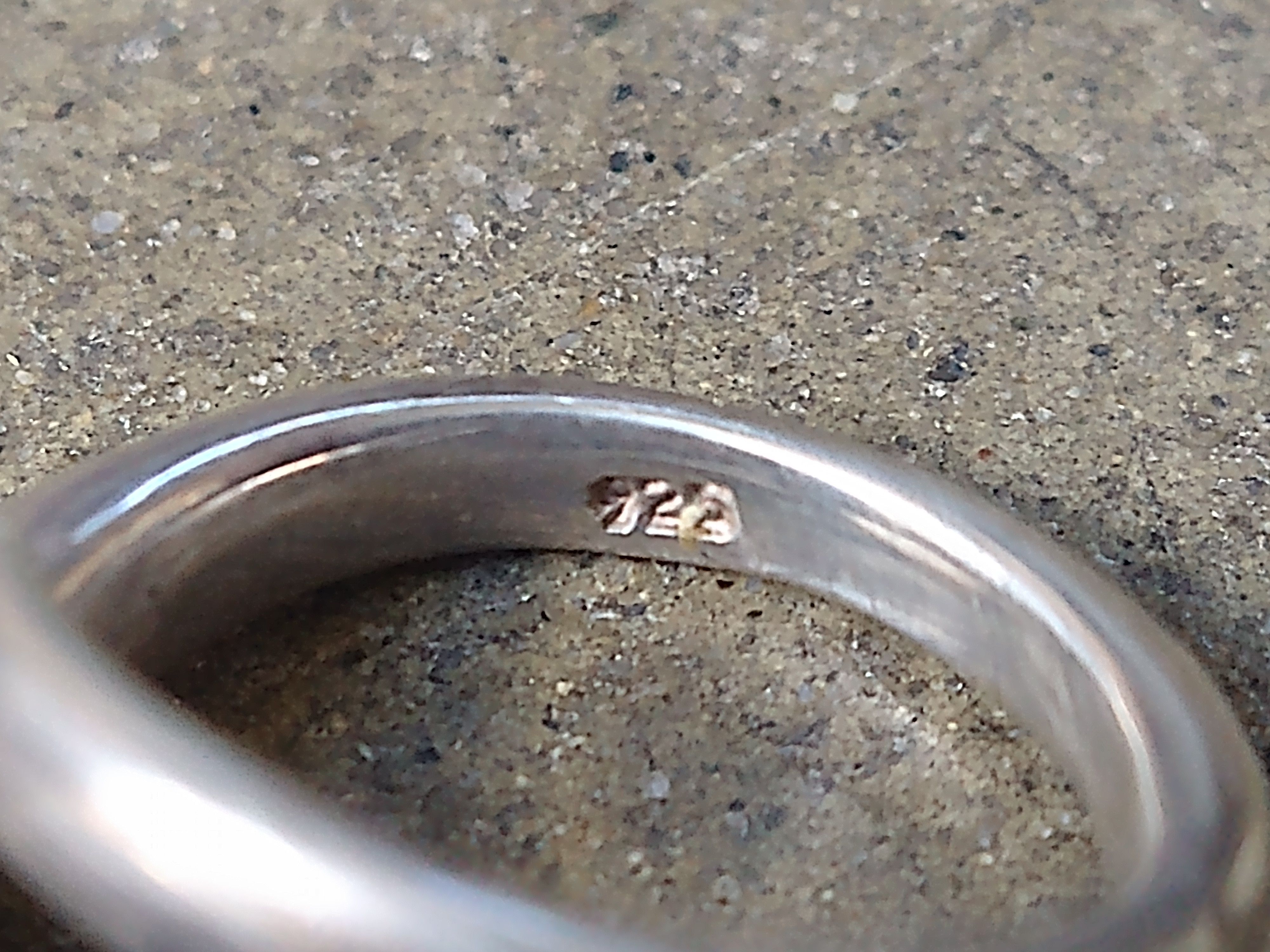 Other Vintage Sterling Silver Ring Pearl Size 8 Modern Abstract Size ONE SIZE - 16 Thumbnail