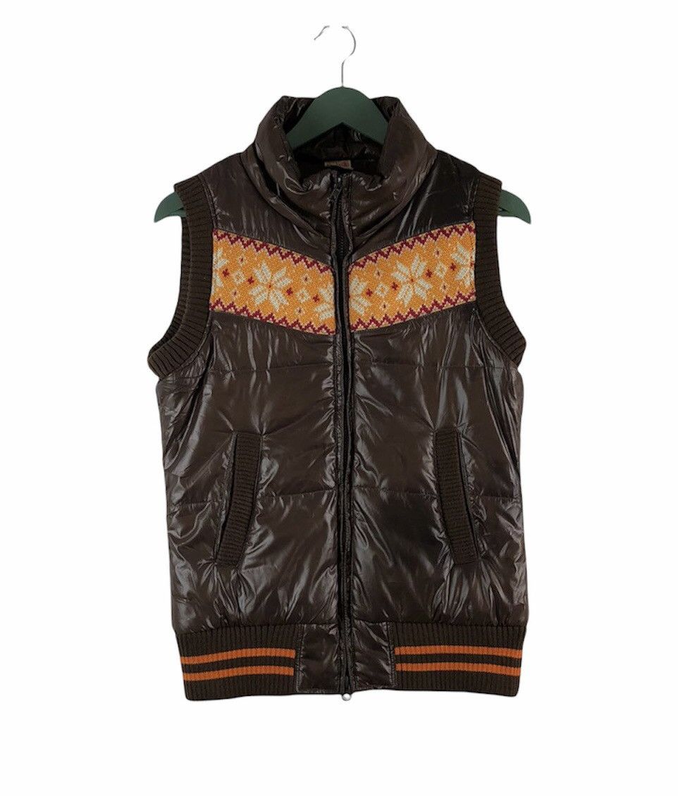 Body Glover puffer quilted zipper surfing style jacket