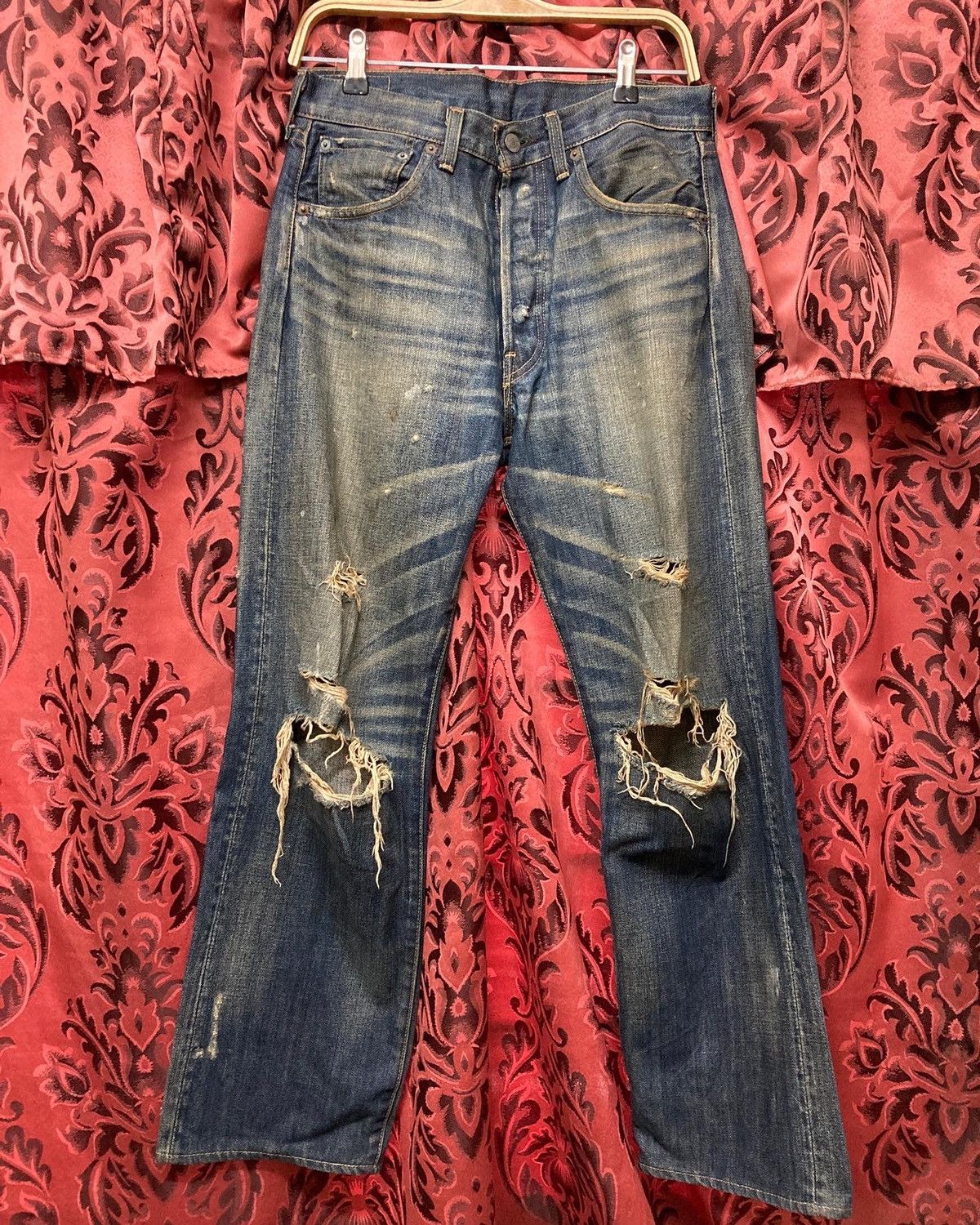 Distressed Japanese Levi's reproduction 71501 jean