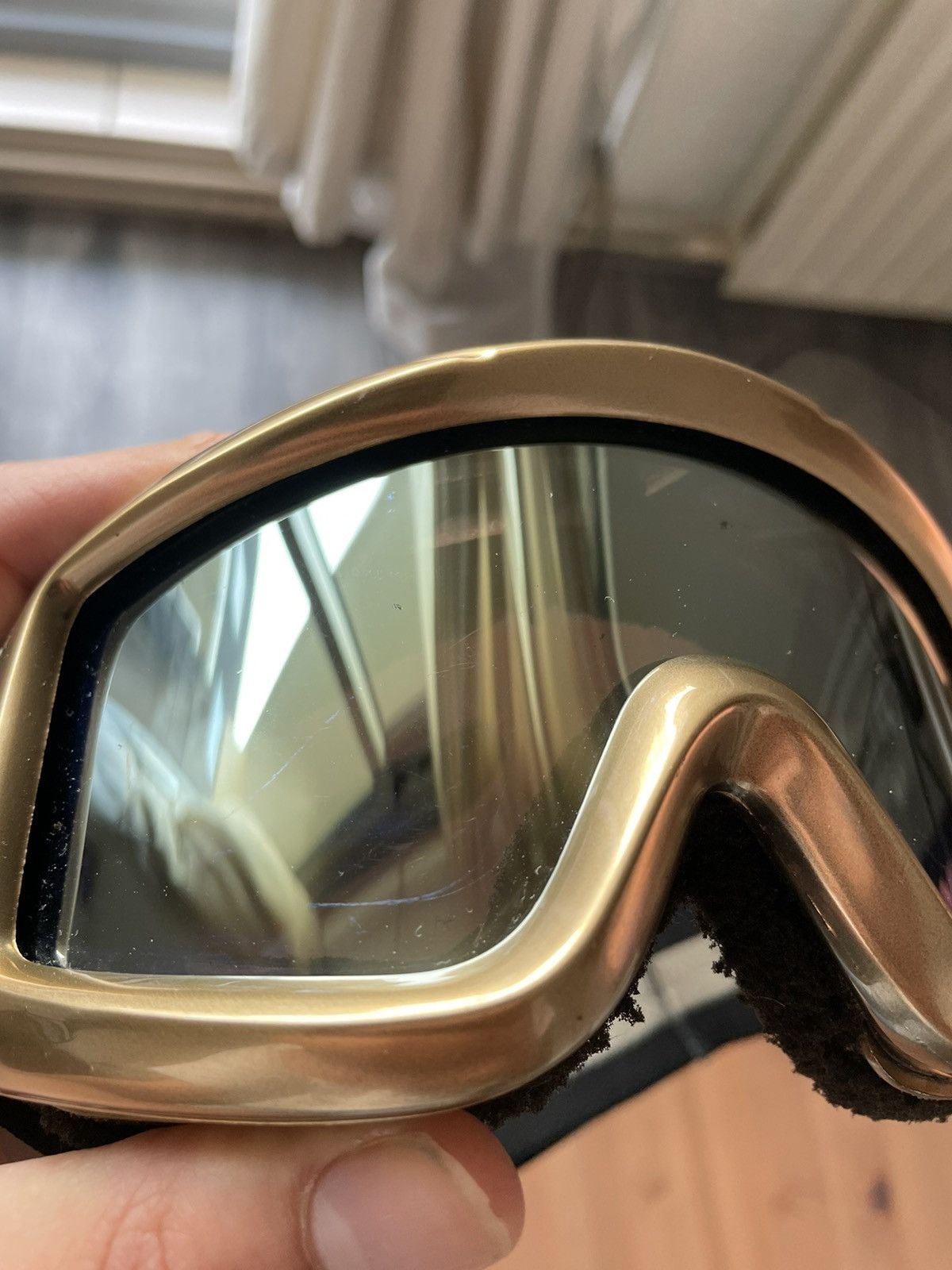 Gucci Gold and Black Ski Goggles Size ONE SIZE - 3 Thumbnail