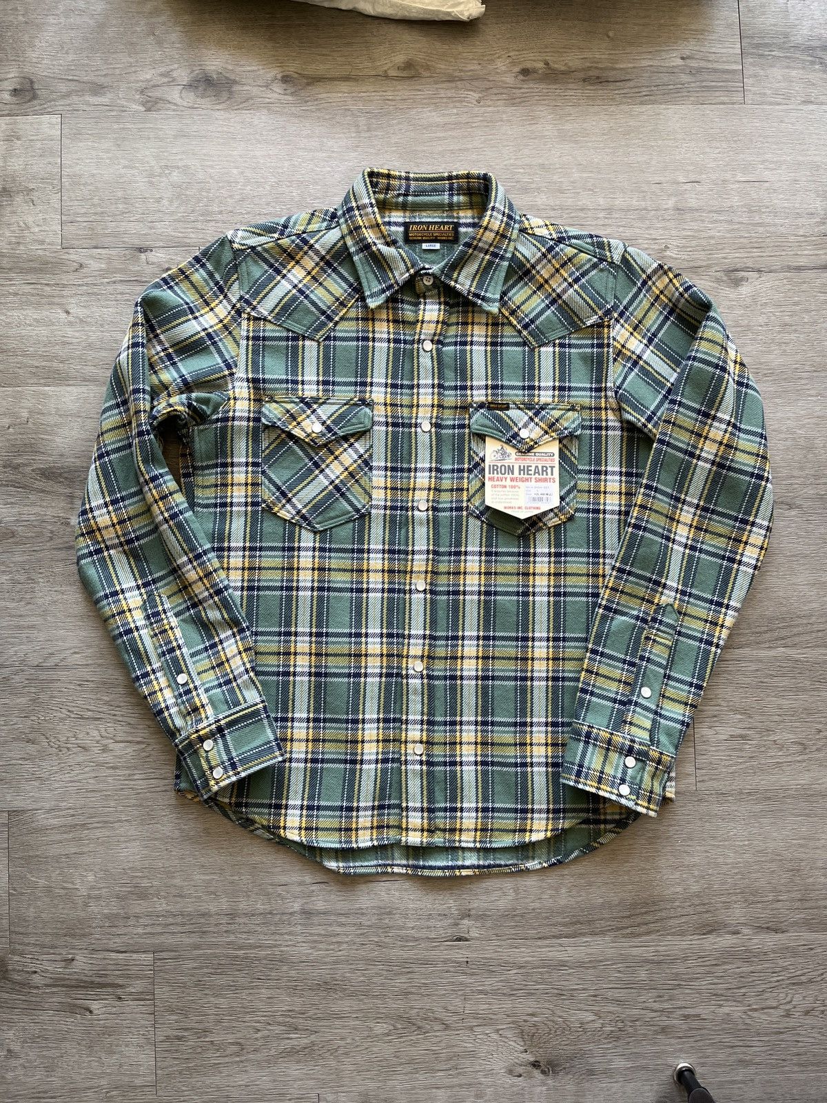 IRON HEART – UHF American Check Western Shirt