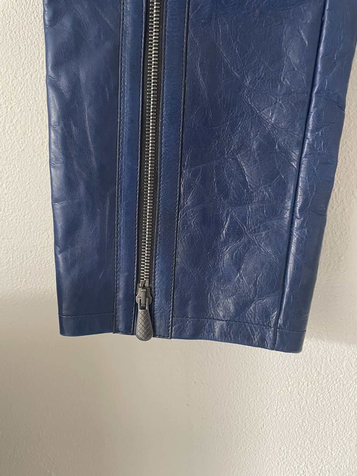Bottega Veneta FW2016 Leather Biker Pants Size US 33 - 4 Thumbnail
