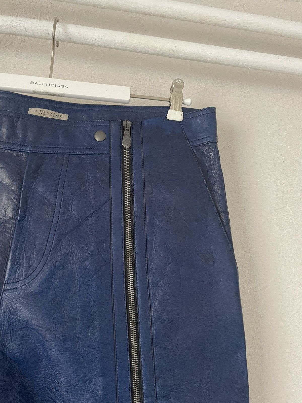 Bottega Veneta FW2016 Leather Biker Pants Size US 33 - 11 Thumbnail