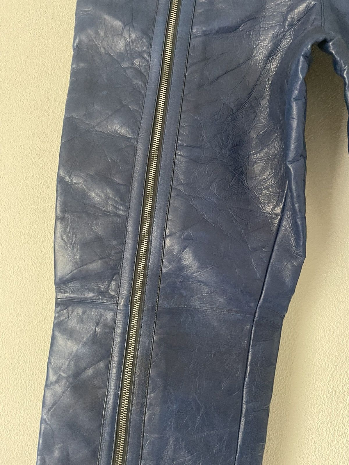 Bottega Veneta FW2016 Leather Biker Pants Size US 33 - 7 Thumbnail