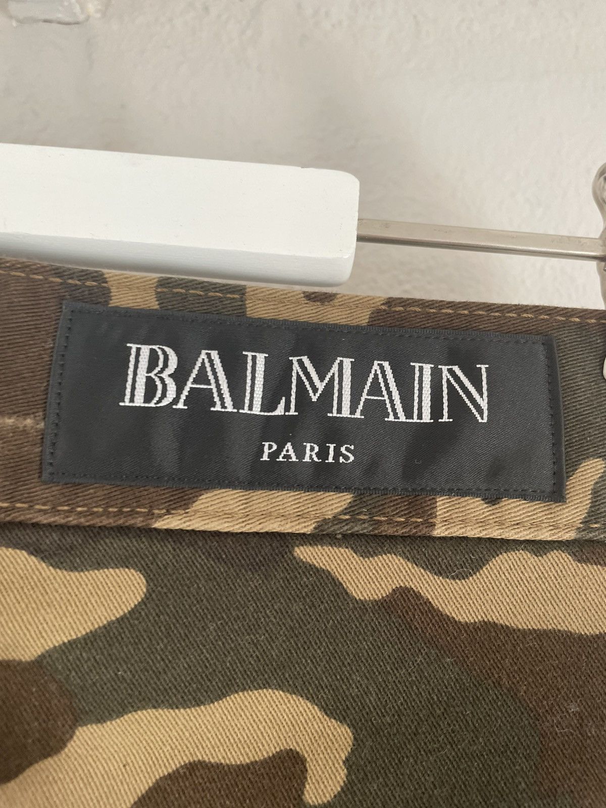 Balmain Destroyed Army Camo Biker Jeans Size US 28 / EU 44 - 5 Thumbnail