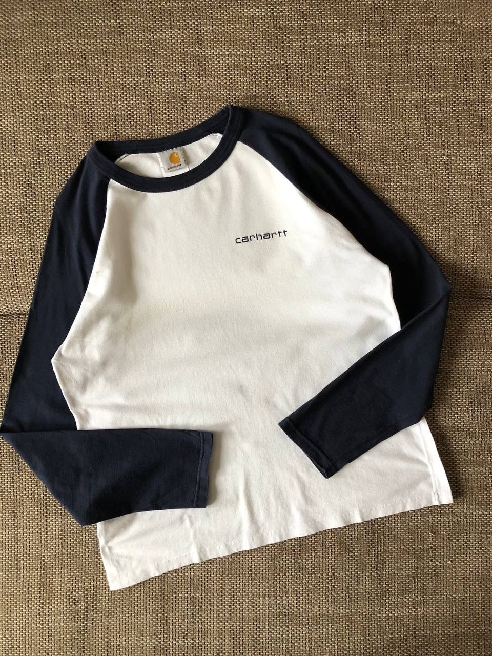 Carhartt WIP Navy Sleeve Sweatshirt Vintage