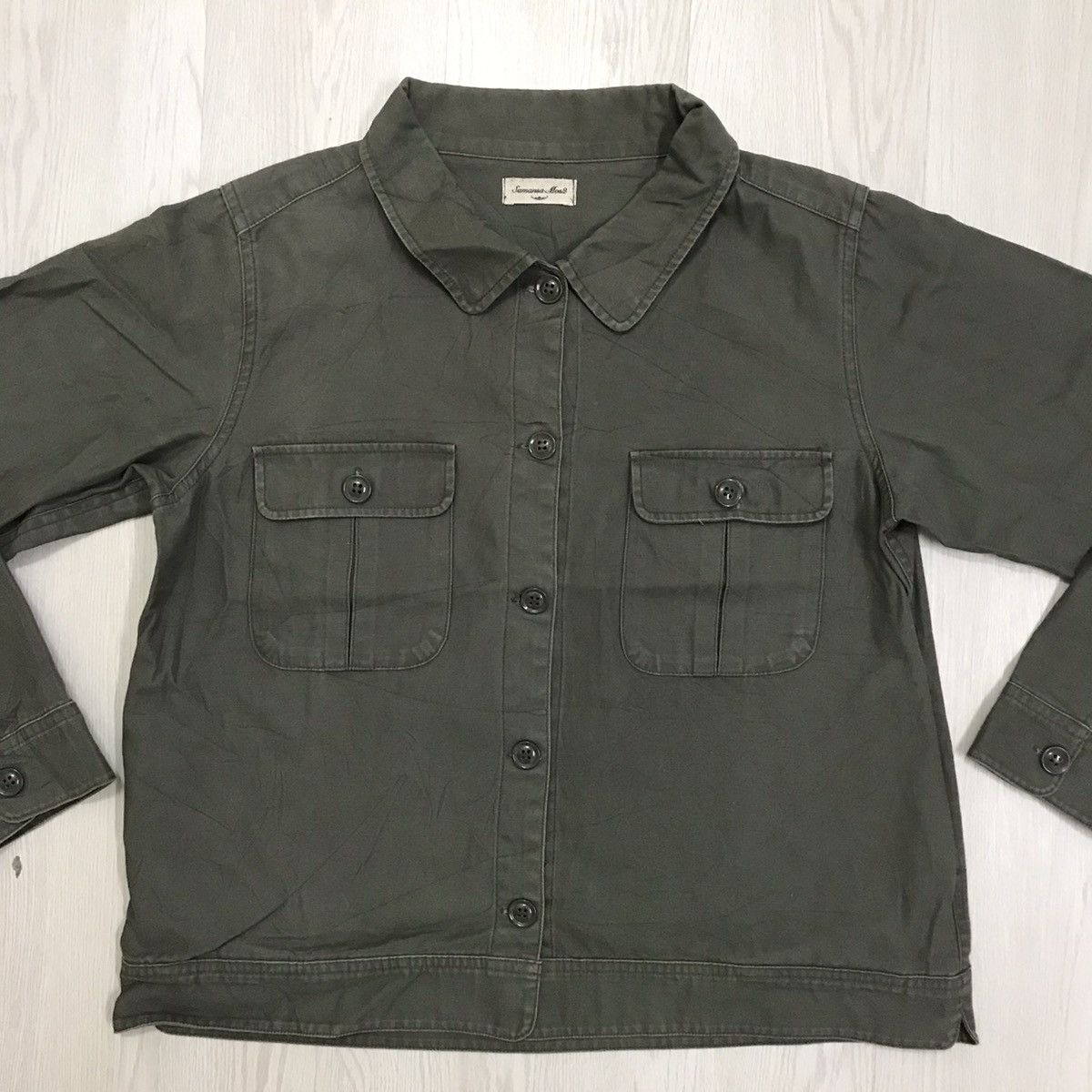 Japanese Brand × Vintage Vintage Samansa Mos2 Japan Army Shirt Size M / US 6-8 / IT 42-44 - 2 Thumbnail