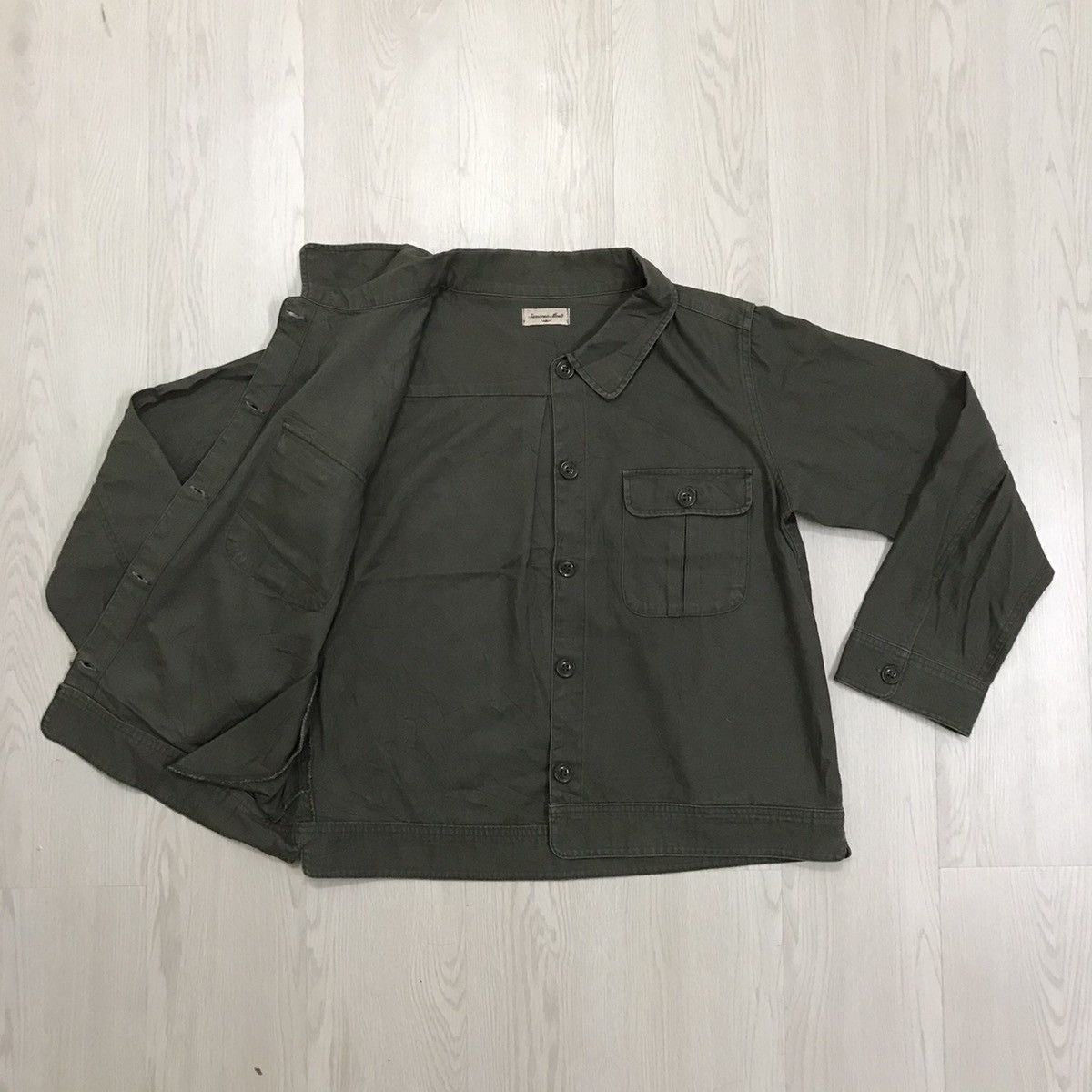 Japanese Brand × Vintage Vintage Samansa Mos2 Japan Army Shirt Size M / US 6-8 / IT 42-44 - 4 Thumbnail