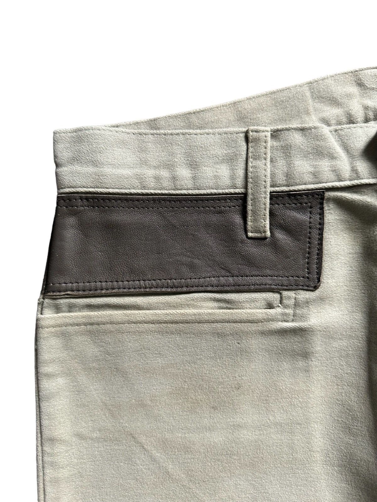 Diesel 2000's Diesel moleskin pant leather pocket Size US 29 - 5 Thumbnail