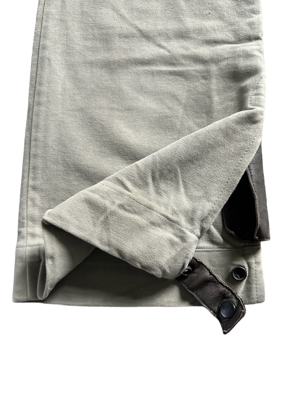 Diesel 2000's Diesel moleskin pant leather pocket Size US 29 - 7 Thumbnail