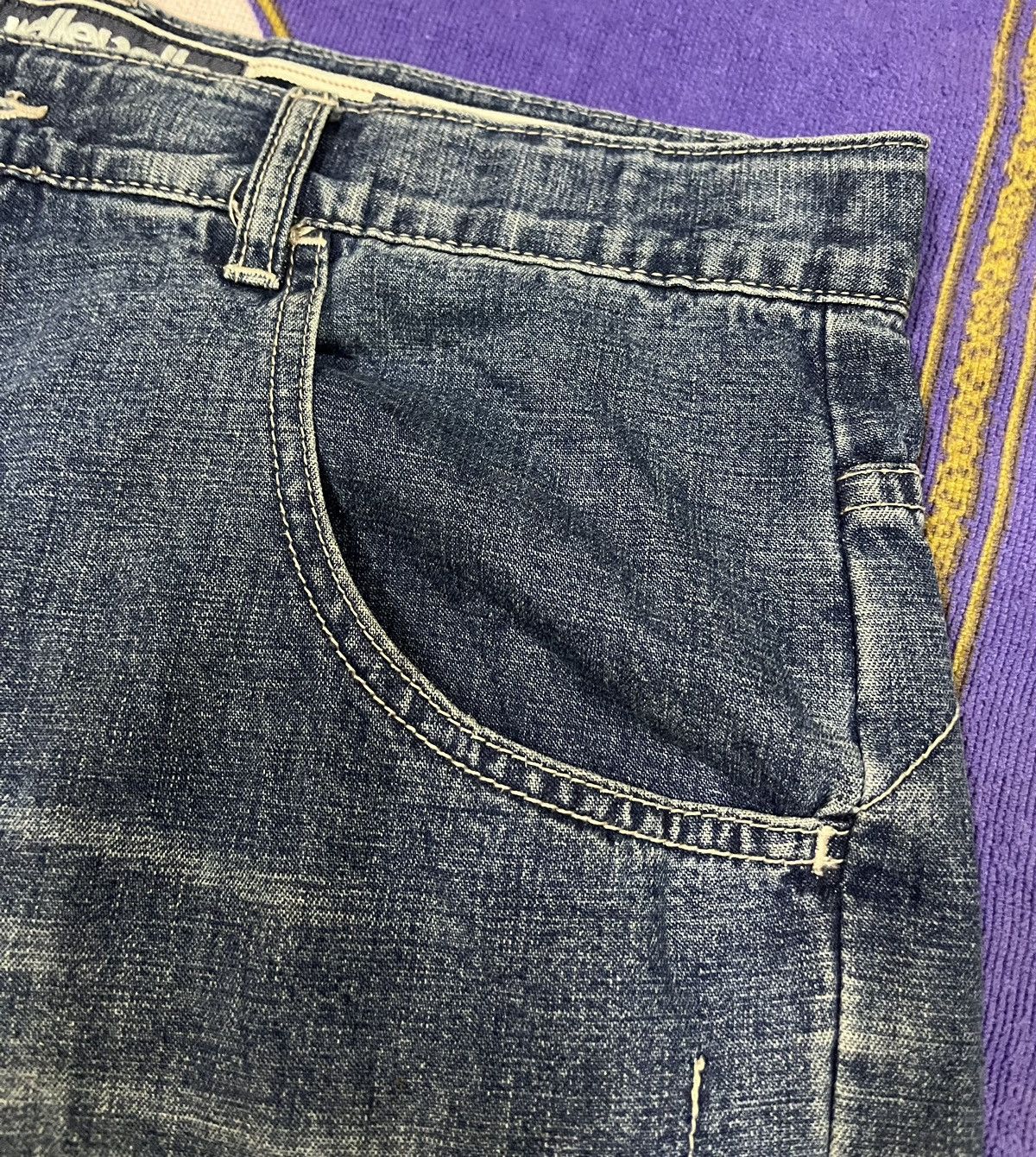 Marc Buchanan Limited Edition PELLE PELLE MARC BUCHANAN Denim x Rare Size US 36 / EU 52 - 9 Thumbnail