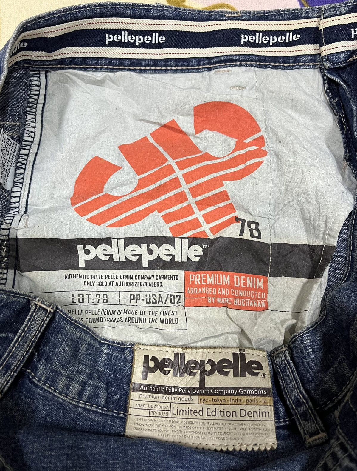 Marc Buchanan Limited Edition PELLE PELLE MARC BUCHANAN Denim x Rare Size US 36 / EU 52 - 16 Thumbnail