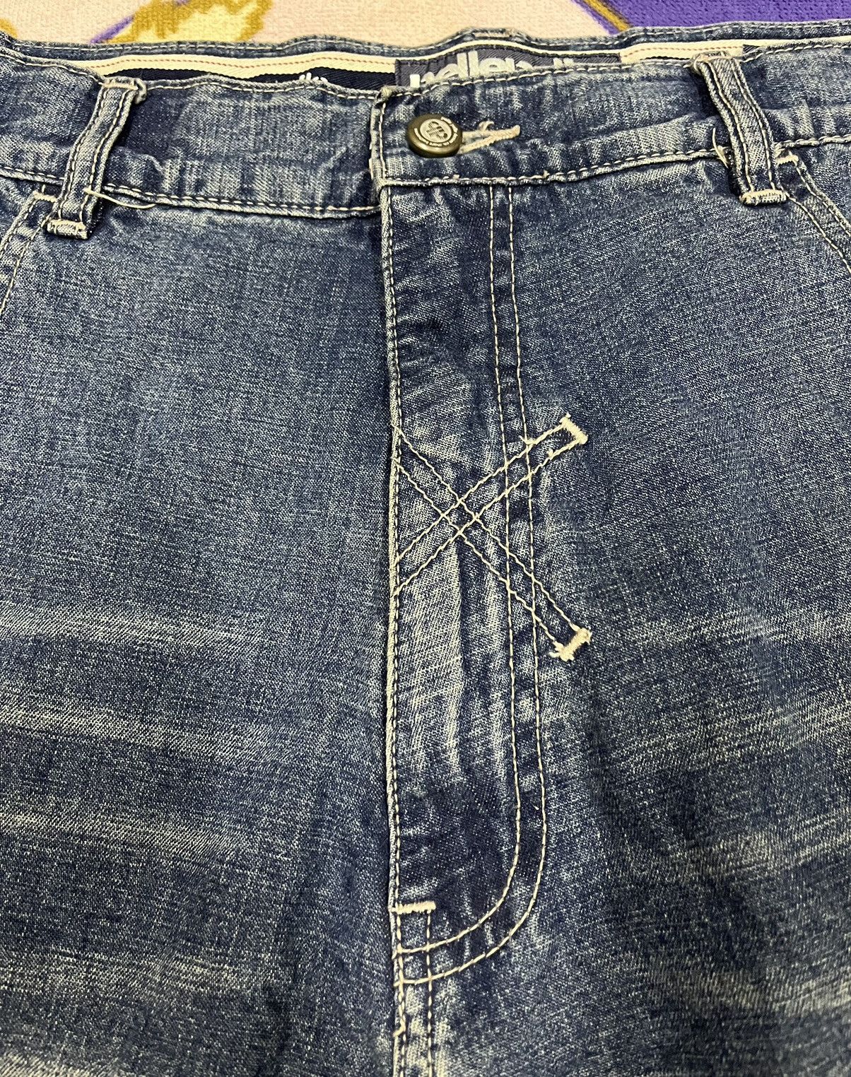 Marc Buchanan Limited Edition PELLE PELLE MARC BUCHANAN Denim x Rare Size US 36 / EU 52 - 8 Thumbnail