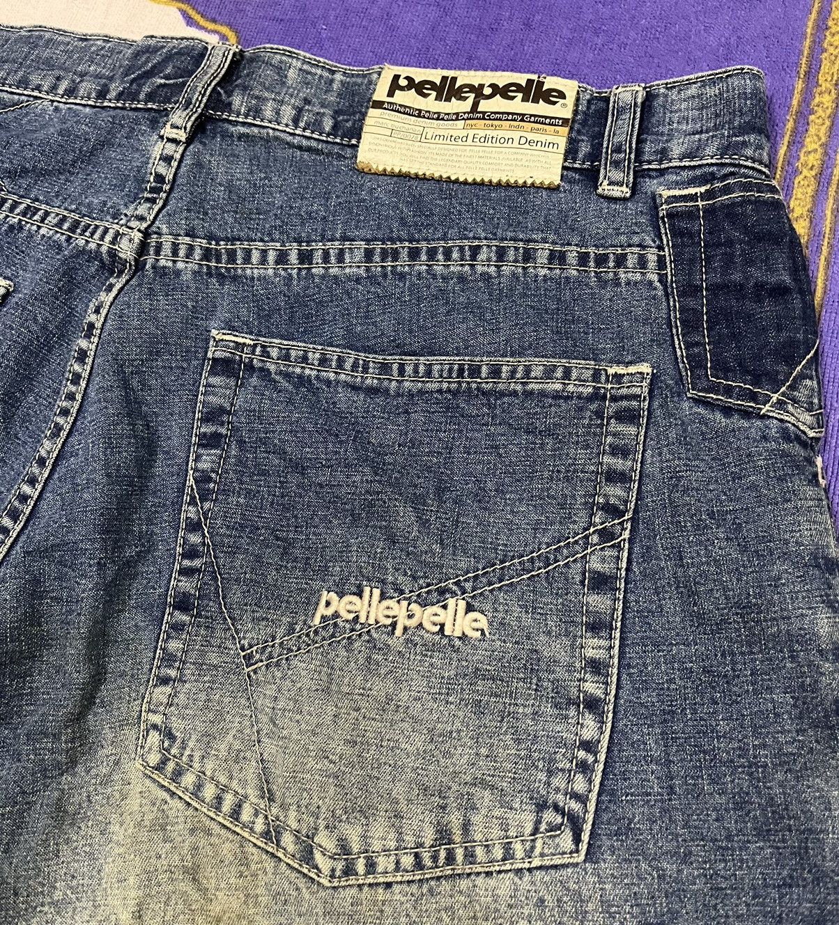 Marc Buchanan Limited Edition PELLE PELLE MARC BUCHANAN Denim x Rare Size US 36 / EU 52 - 13 Thumbnail