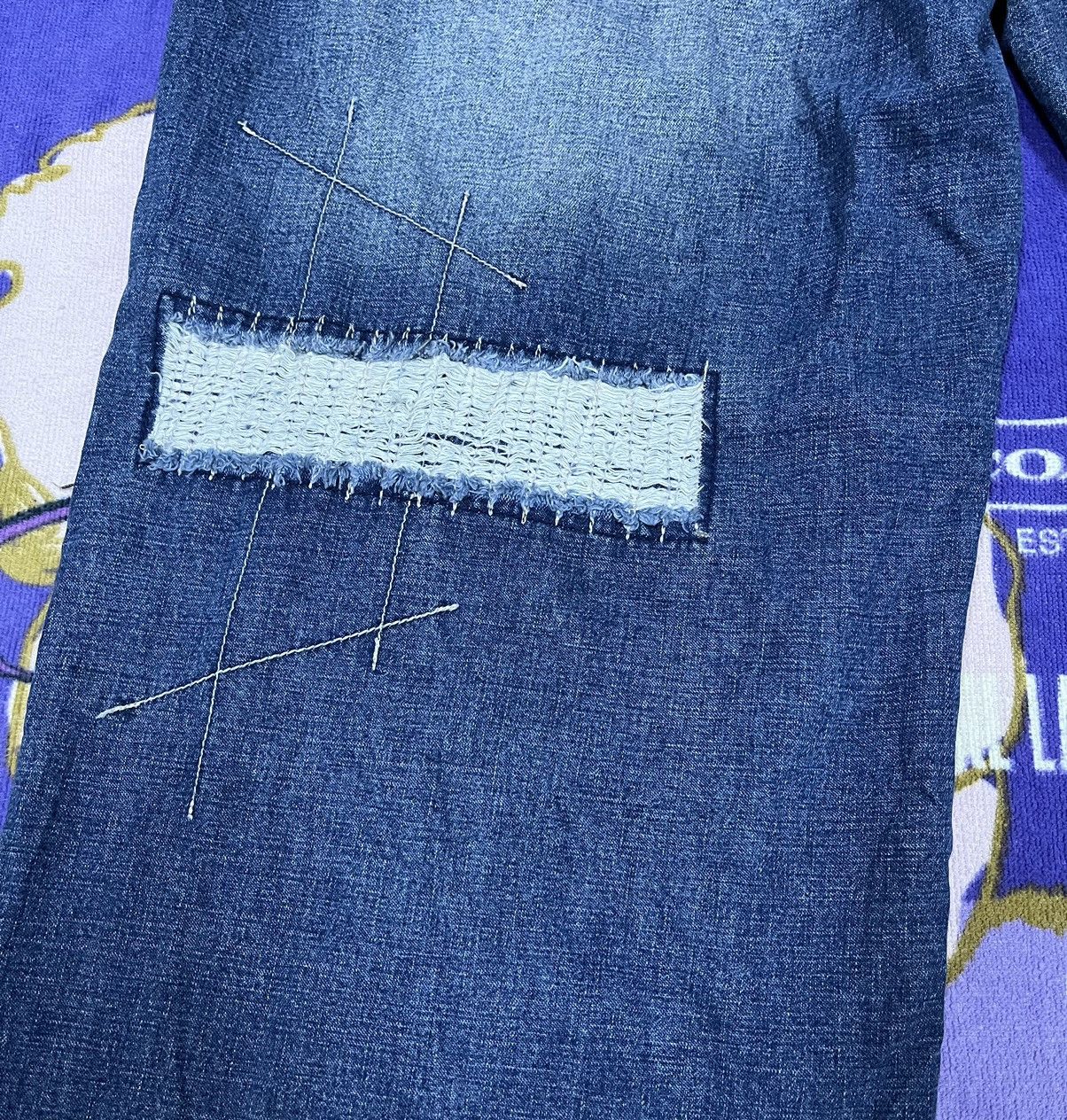 Marc Buchanan Limited Edition PELLE PELLE MARC BUCHANAN Denim x Rare Size US 36 / EU 52 - 15 Thumbnail