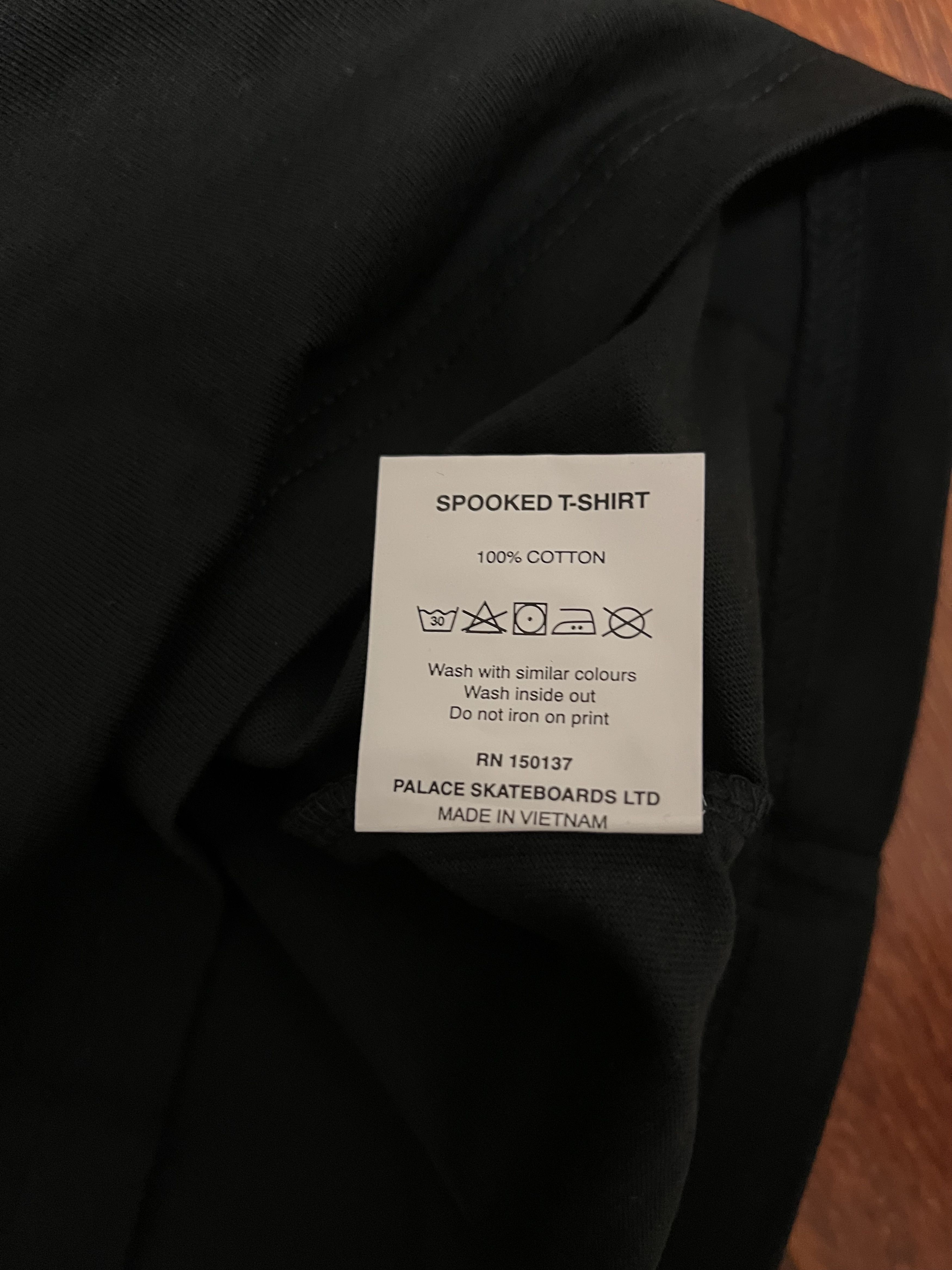 Palace 💚 2019 Palace Spooked T-Shirt Black Small NEW Size US S / EU 44-46 / 1 - 10 Thumbnail