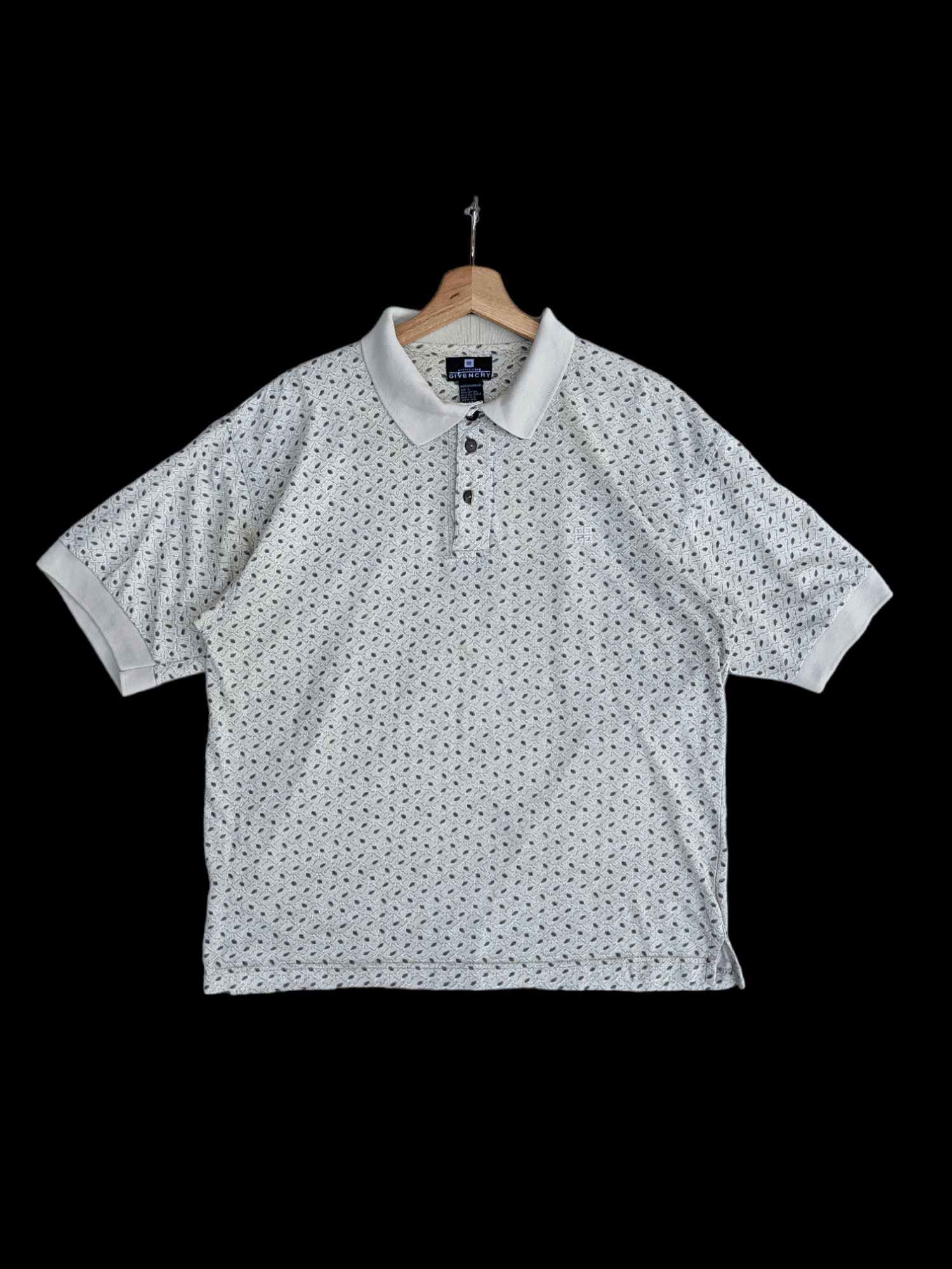 Vintage Givenchy Monogram Polo T-shirt