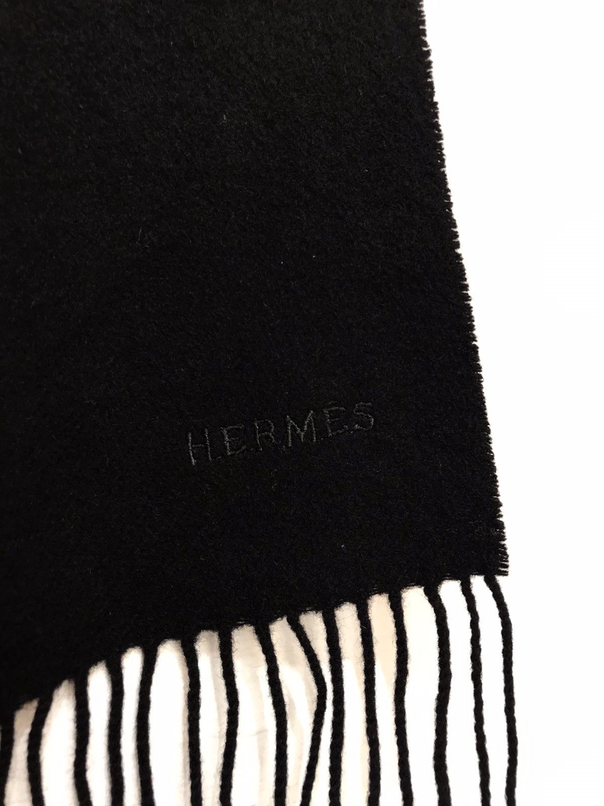 Designer Hermes - Paris Cashmere Made GT.Britain Scarves Size ONE SIZE - 3 Thumbnail