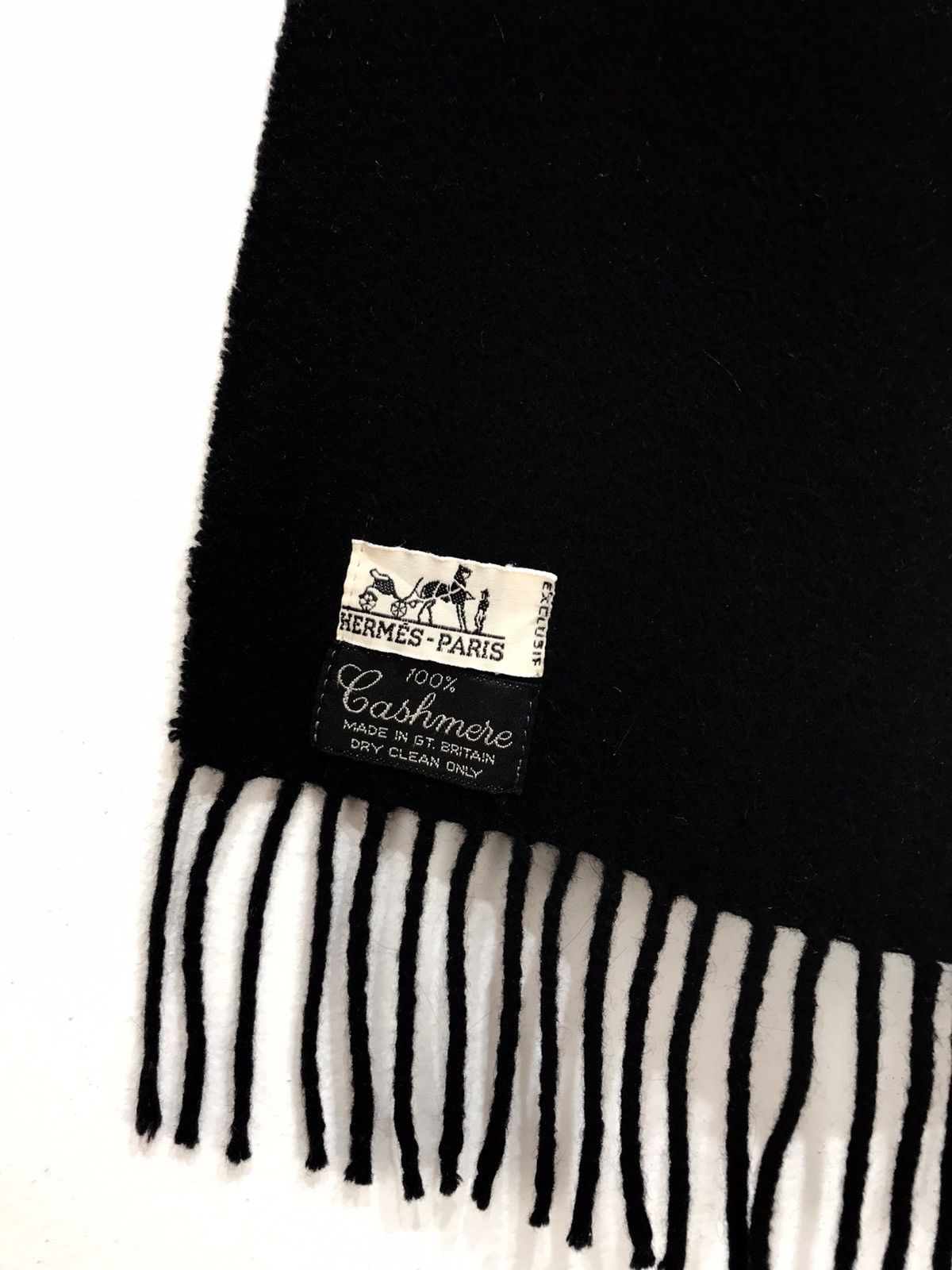 Designer Hermes - Paris Cashmere Made GT.Britain Scarves Size ONE SIZE - 2 Thumbnail