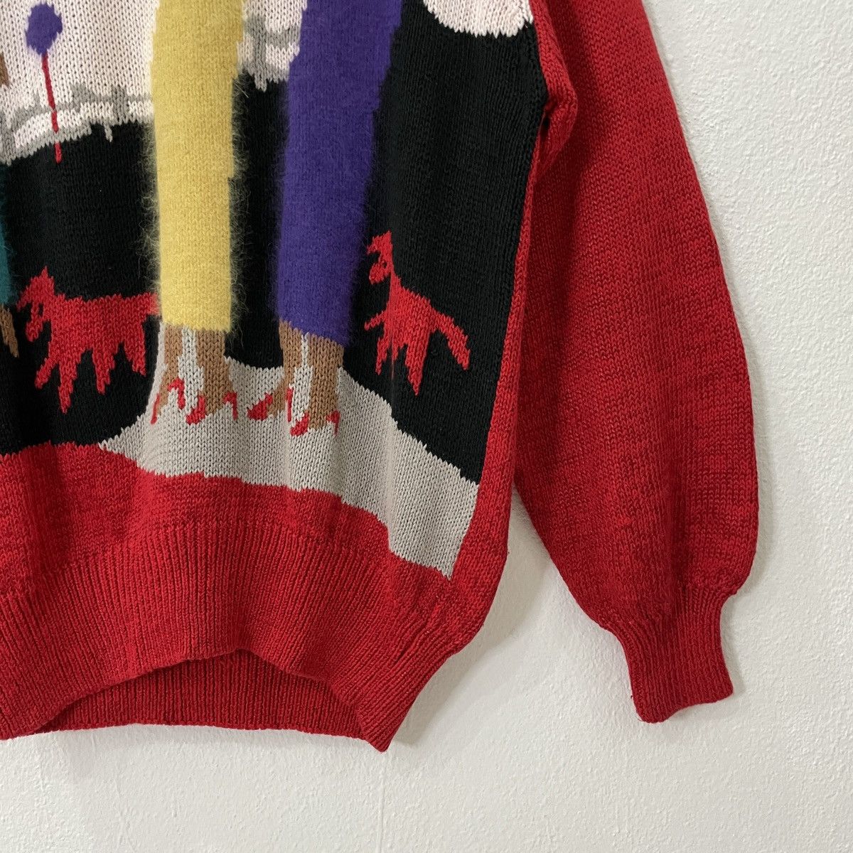 Japanese Brand Vintage Michel Randam Human Motive Crewneck Knitwear Size US M / EU 48-50 / 2 - 2 Thumbnail