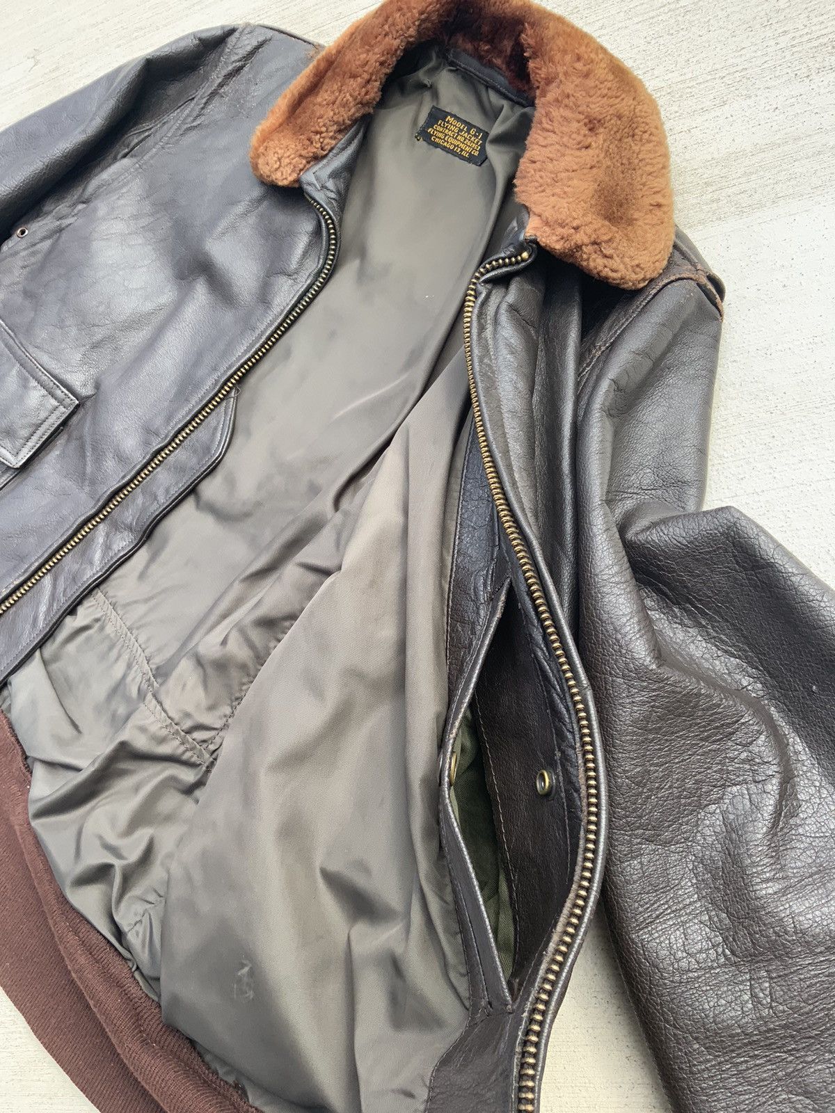 Vintage 1964 G-1 Flight Jacket (OG Receipt) Size US M / EU 48-50 / 2 - 7 Thumbnail