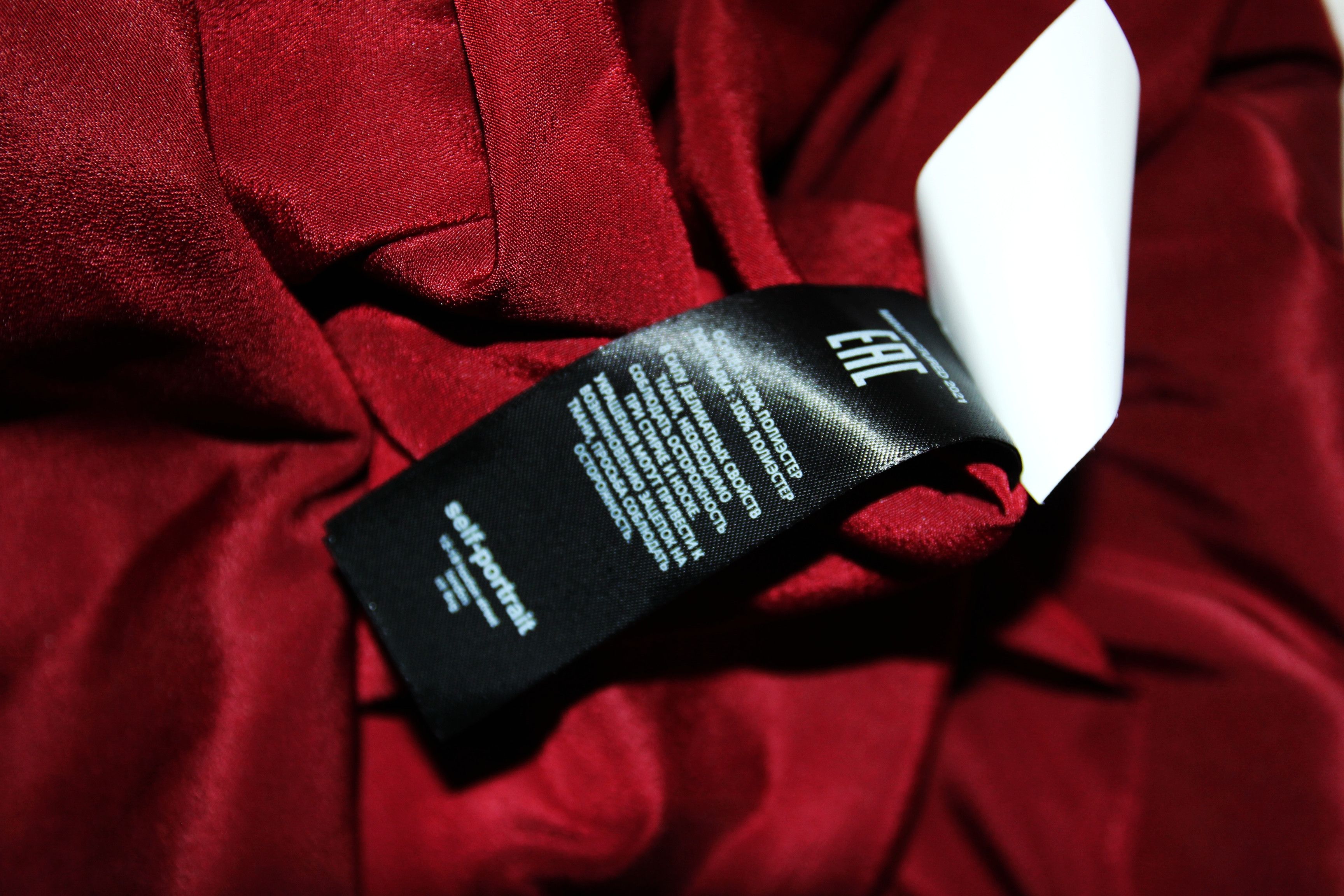 Self-Portrait BNWT AW21 SELF-PORTRAIT TAFFETA PUFF SLEEVE MINI DRESS 10 Size L / US 10 / IT 46 - 9 Thumbnail
