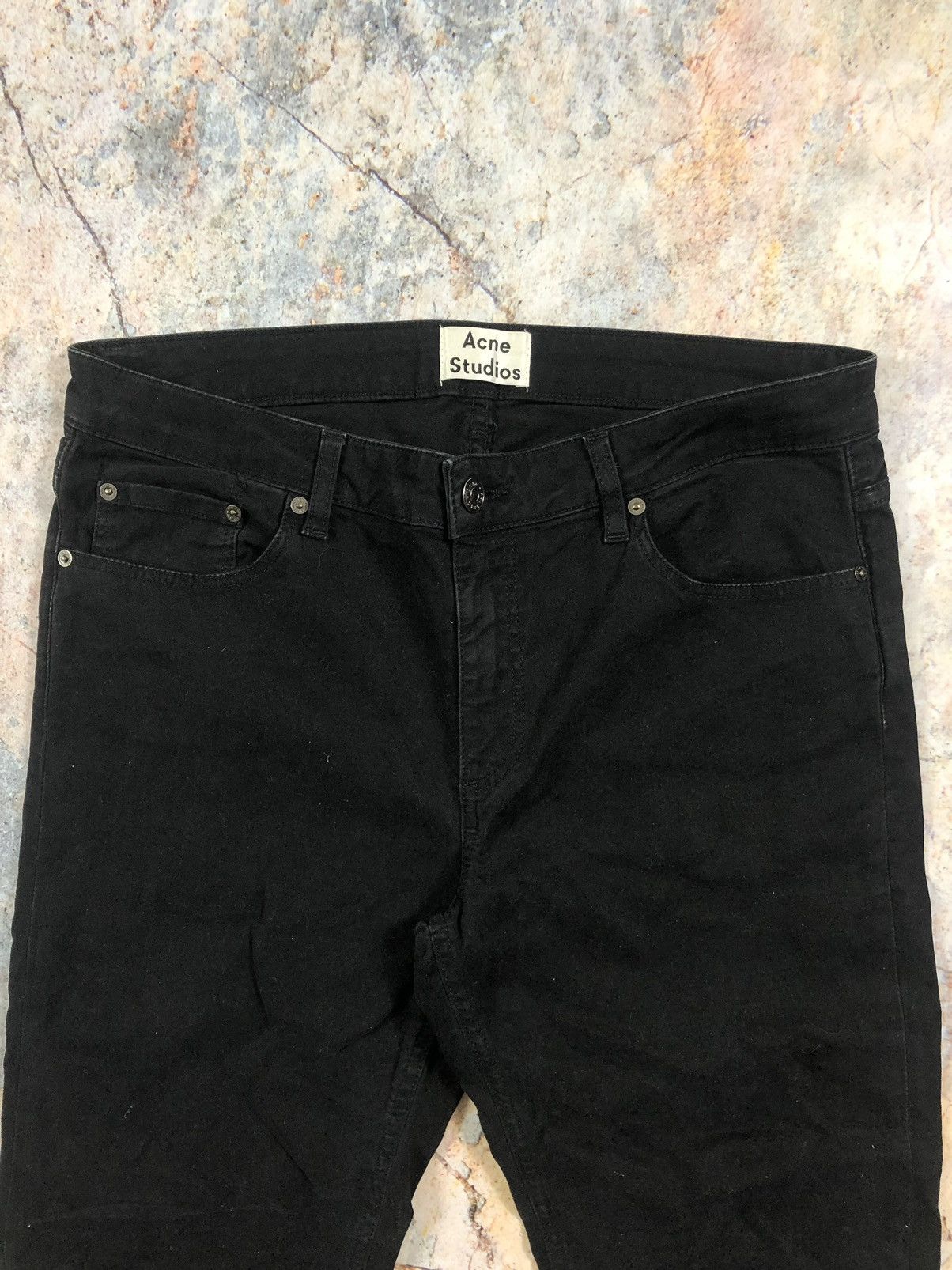 Acne Studios Acne studios black denim pants Size US 30 / EU 46 - 1 Thumbnail