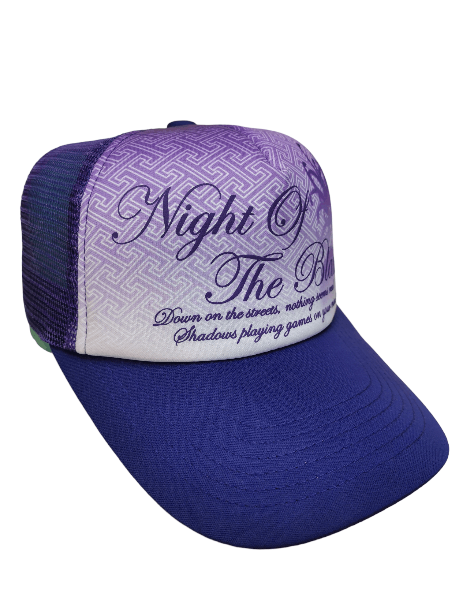 Japanese Brand 🔥4 MONTHS SALE🔥NIGHT OF THE BLADE DESIGNER TRUCKER HAT CAP Size ONE SIZE - 3 Thumbnail