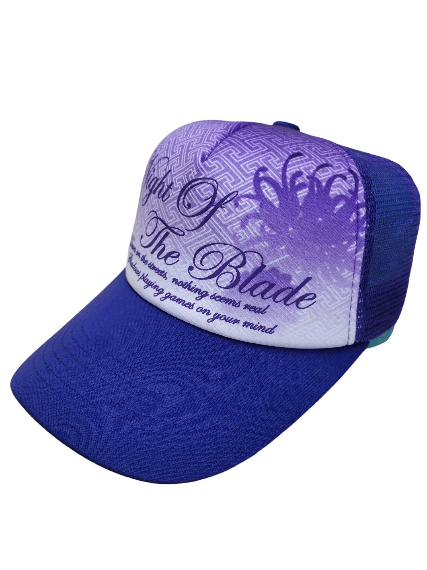 Japanese Brand 🔥4 MONTHS SALE🔥NIGHT OF THE BLADE DESIGNER TRUCKER HAT CAP Size ONE SIZE - 2 Thumbnail