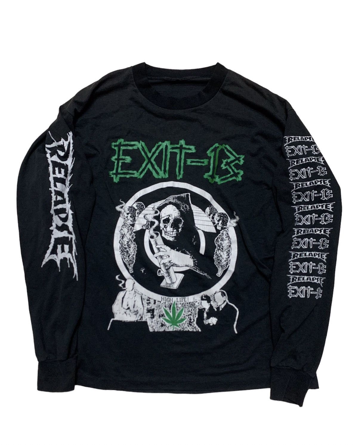 Vintage 90s Exit-13 Legalize Hemp Now T-shirt Size L