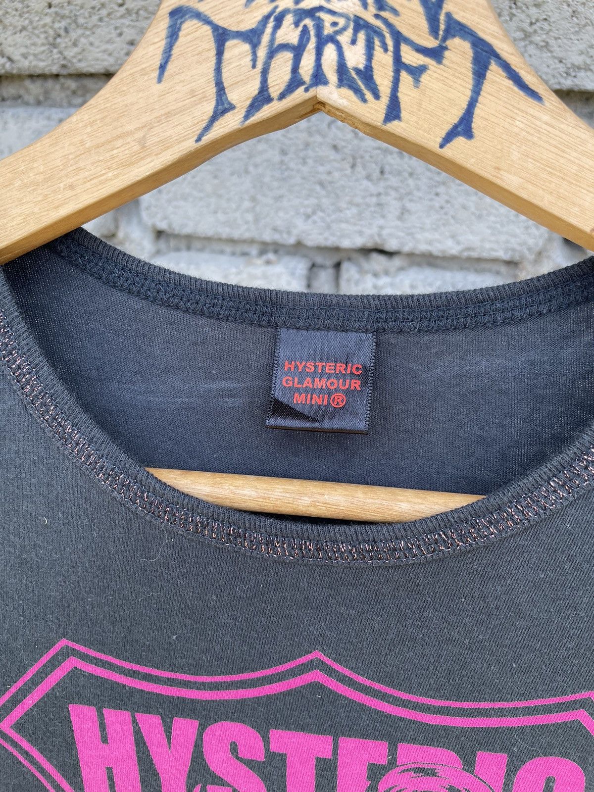 Hysteric Glamour × Japanese Brand Hysteric Glamour rogue Big Logo Tee Size S / US 4 / IT 40 - 4 Thumbnail