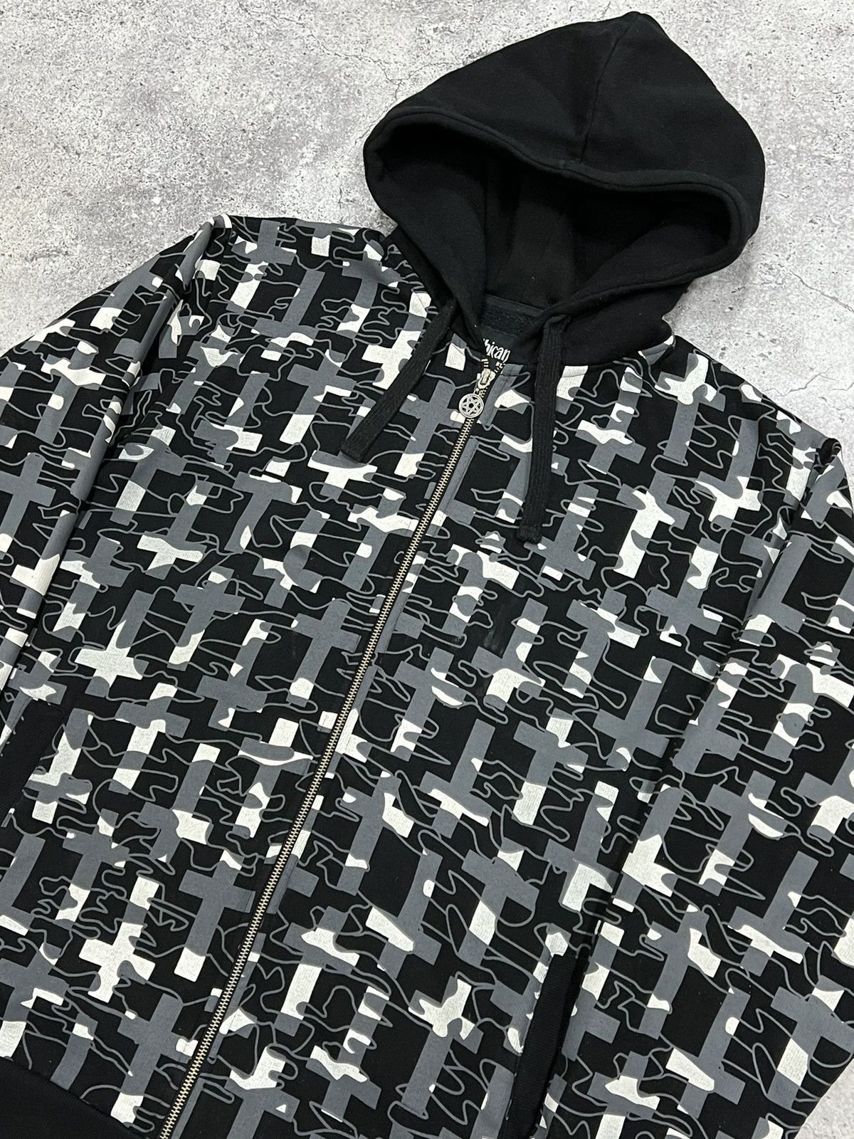 Punk Gothicana by EMP Avant Garde Zip Hoodie RARE Archive