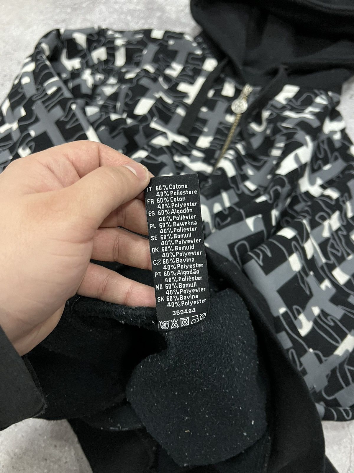 Punk Gothicana by EMP Avant Garde Zip Hoodie RARE Archive