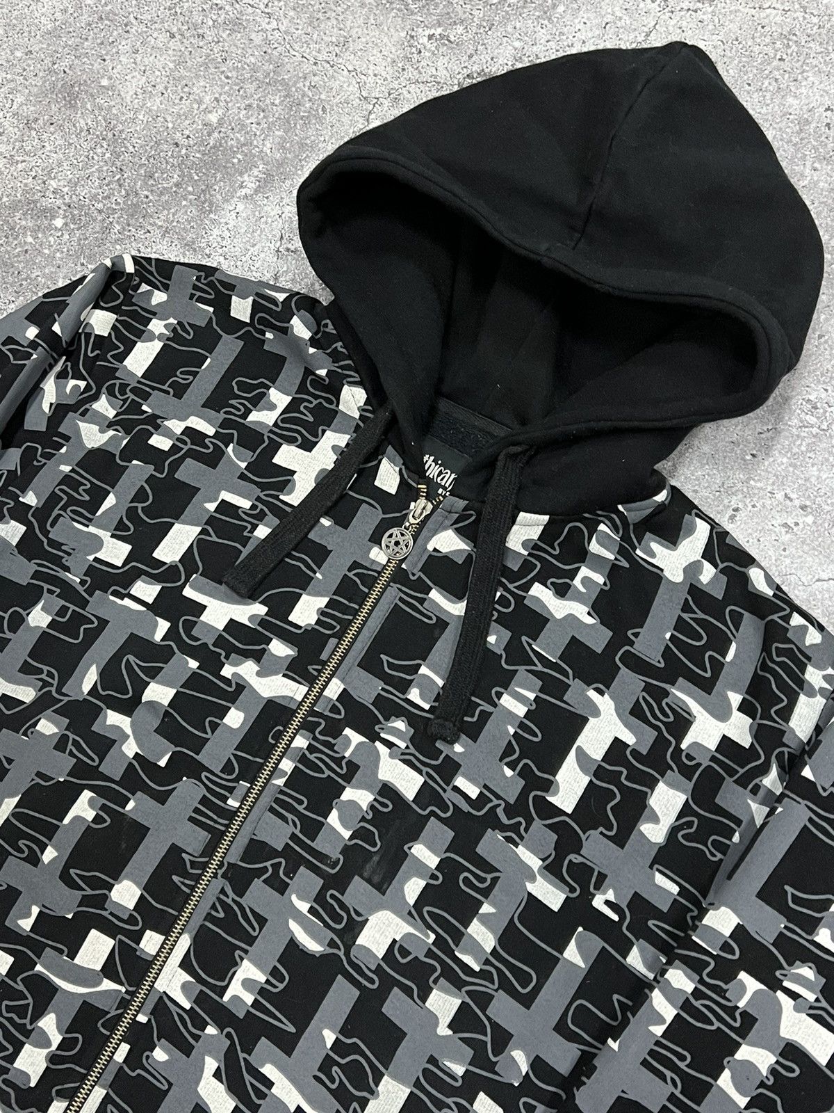 Punk Gothicana by EMP Avant Garde Zip Hoodie RARE Archive