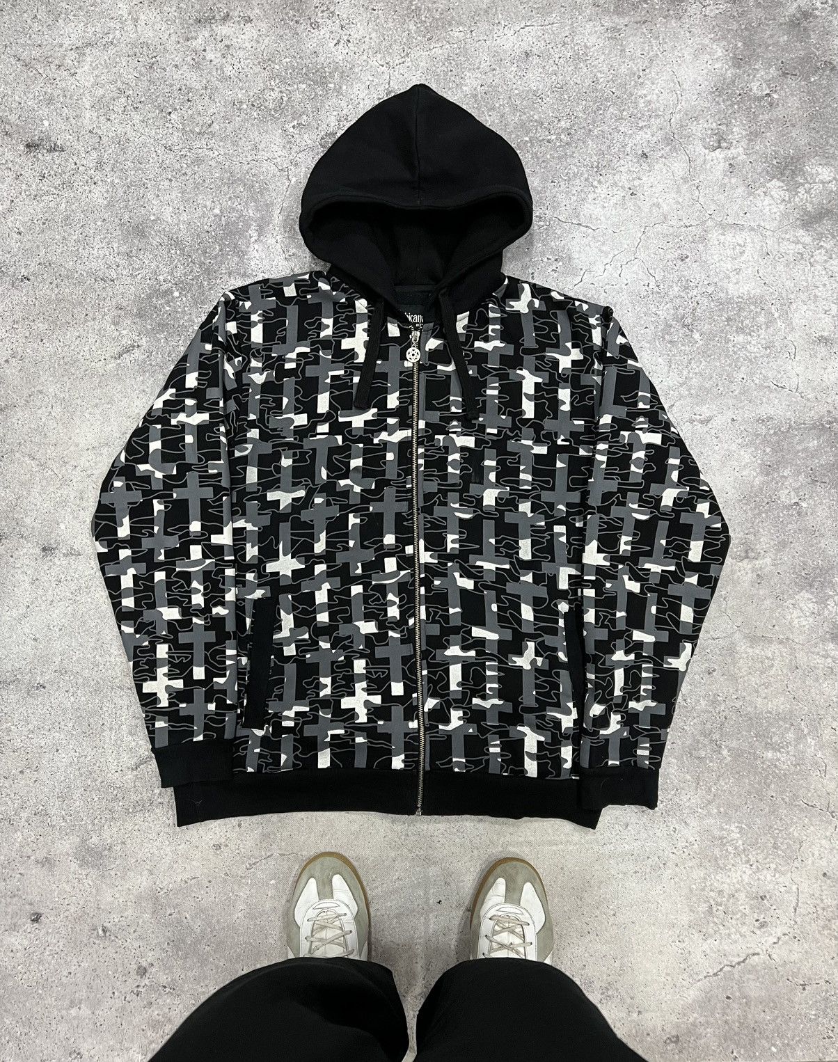 Punk Gothicana by EMP Avant Garde Zip Hoodie RARE Archive