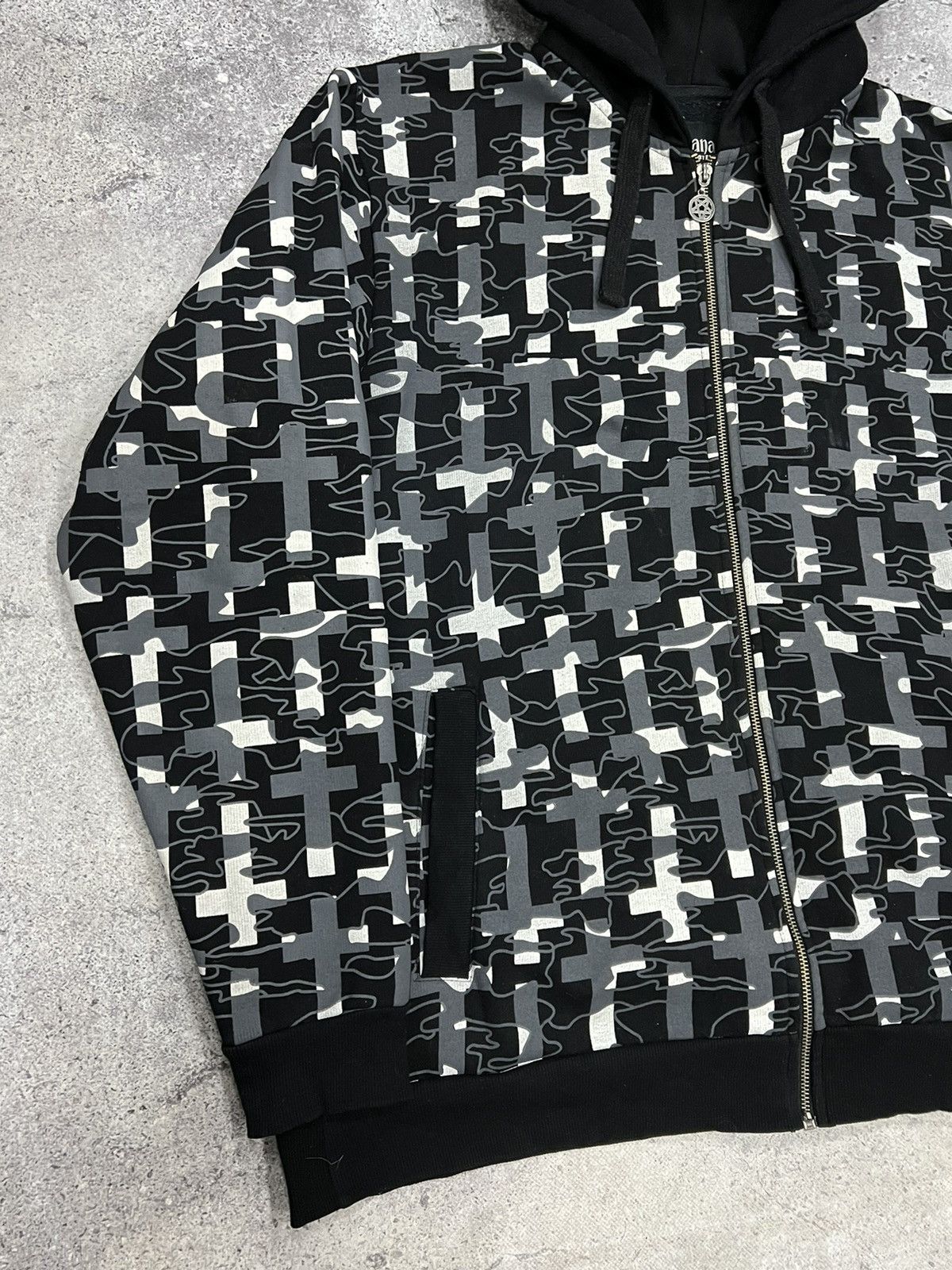 Punk Gothicana by EMP Avant Garde Zip Hoodie RARE Archive