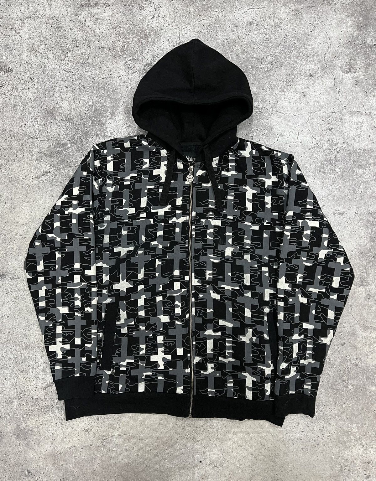 Punk Gothicana by EMP Avant Garde Zip Hoodie RARE Archive
