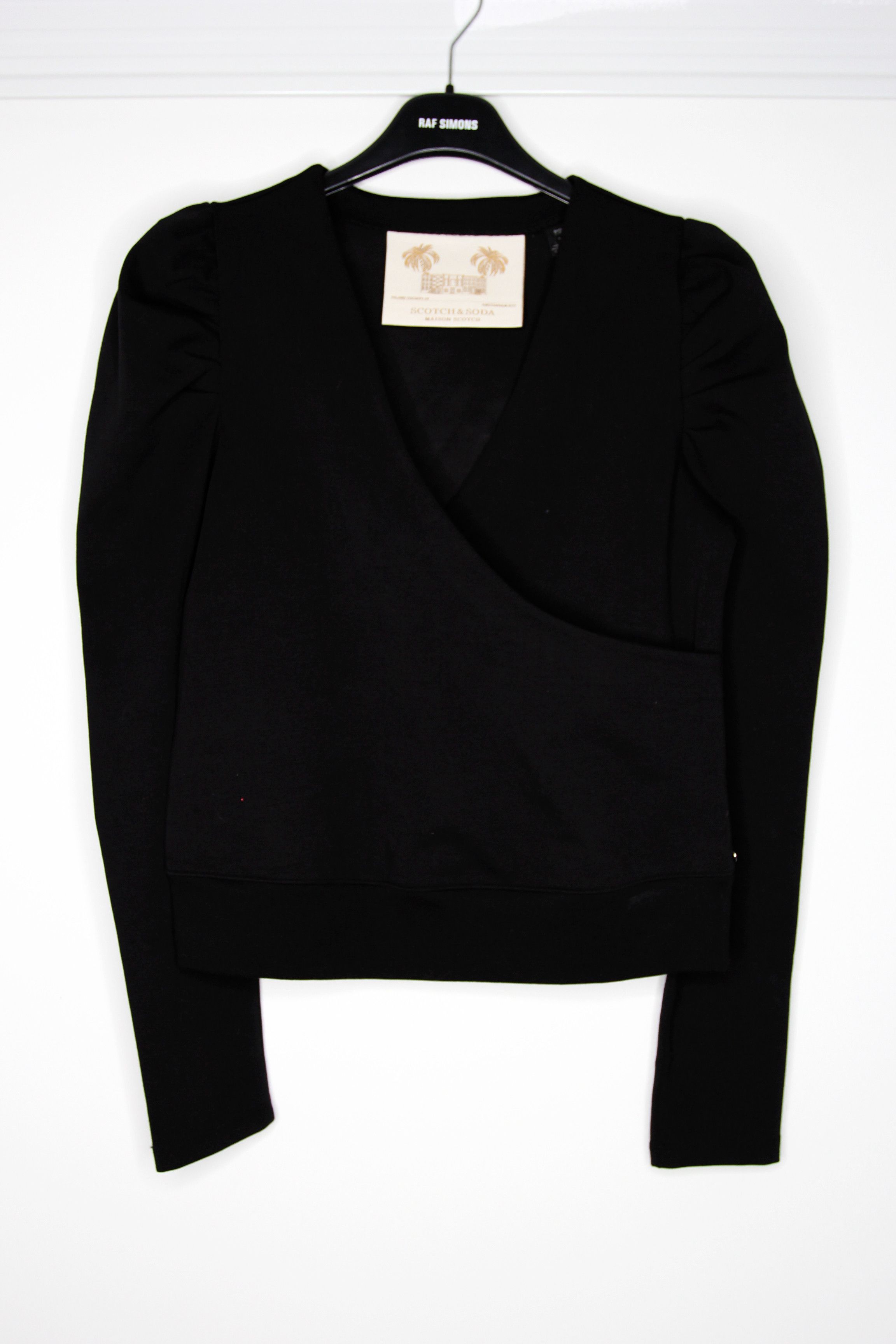 Scotch & Soda BNWT AW21 SCOTCH & SODA CROSSOVER PUFF-SHOULDER SWEATSHIRT M Size M / US 6-8 / IT 42-44 - 2 Thumbnail