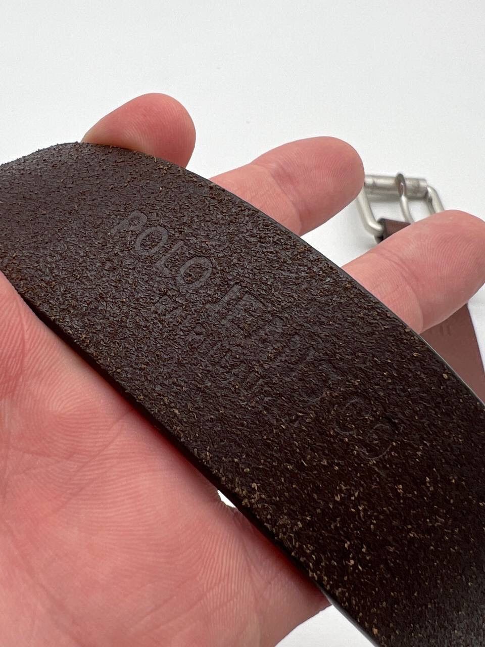 Polo Ralph Lauren × Ralph Lauren × Ralph Lauren Black Label Polo Ralph Lauren Brown Leather Belt Size ONE SIZE - 6 Thumbnail