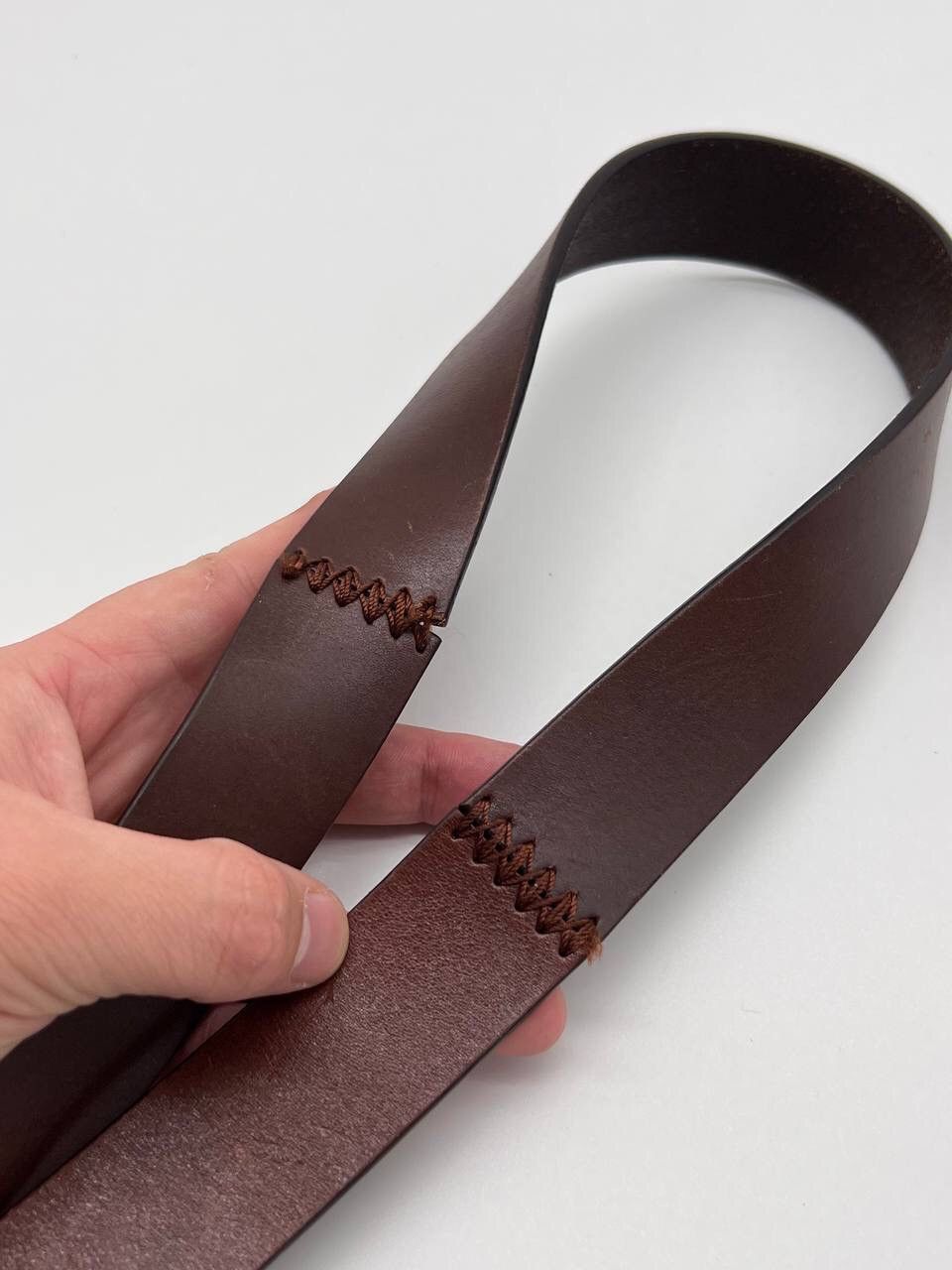 Polo Ralph Lauren × Ralph Lauren × Ralph Lauren Black Label Polo Ralph Lauren Brown Leather Belt Size ONE SIZE - 4 Thumbnail